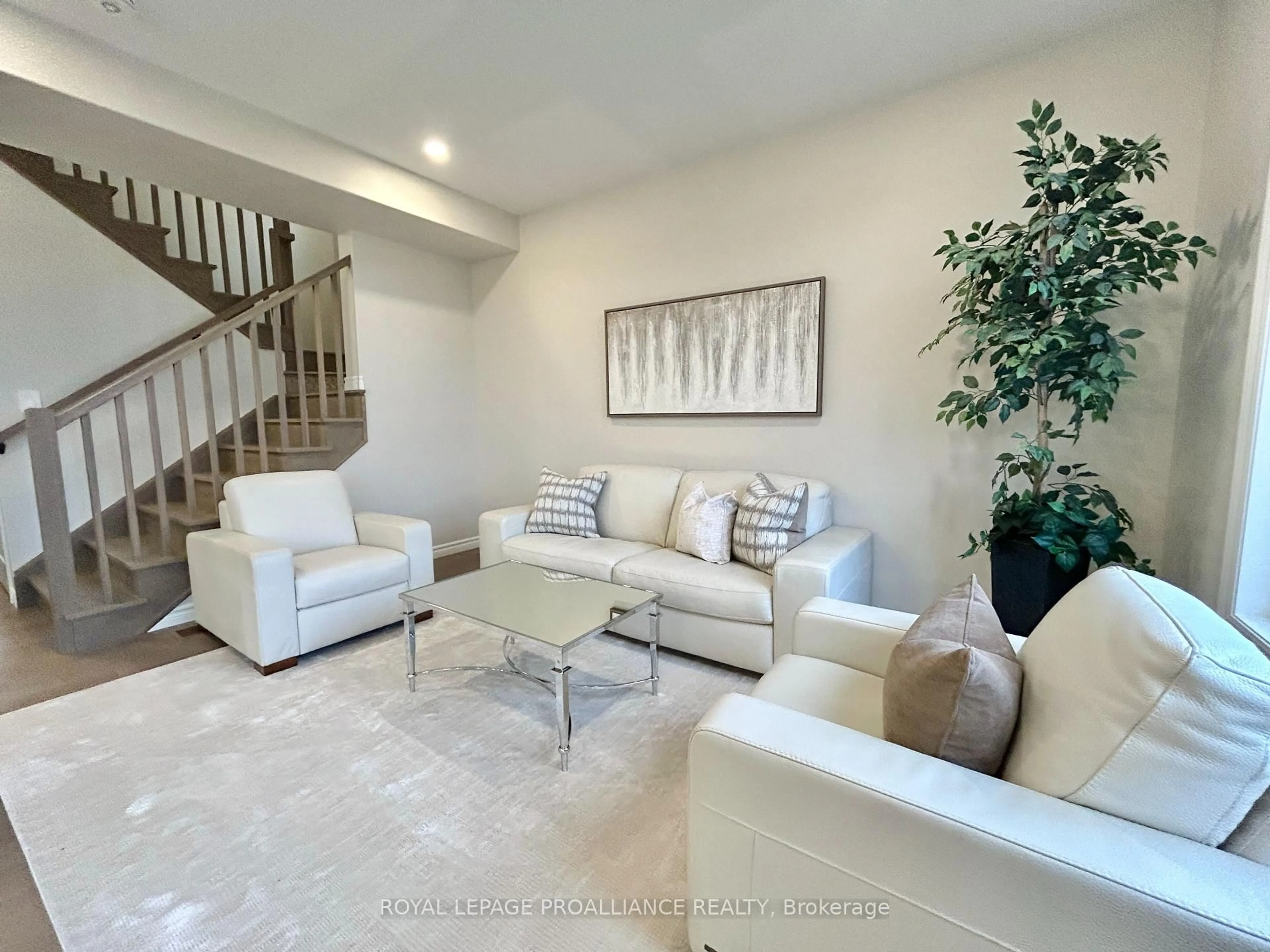 Living room with furniture, unknown for 16 Peace River St, Belleville Ontario K8N 0V6