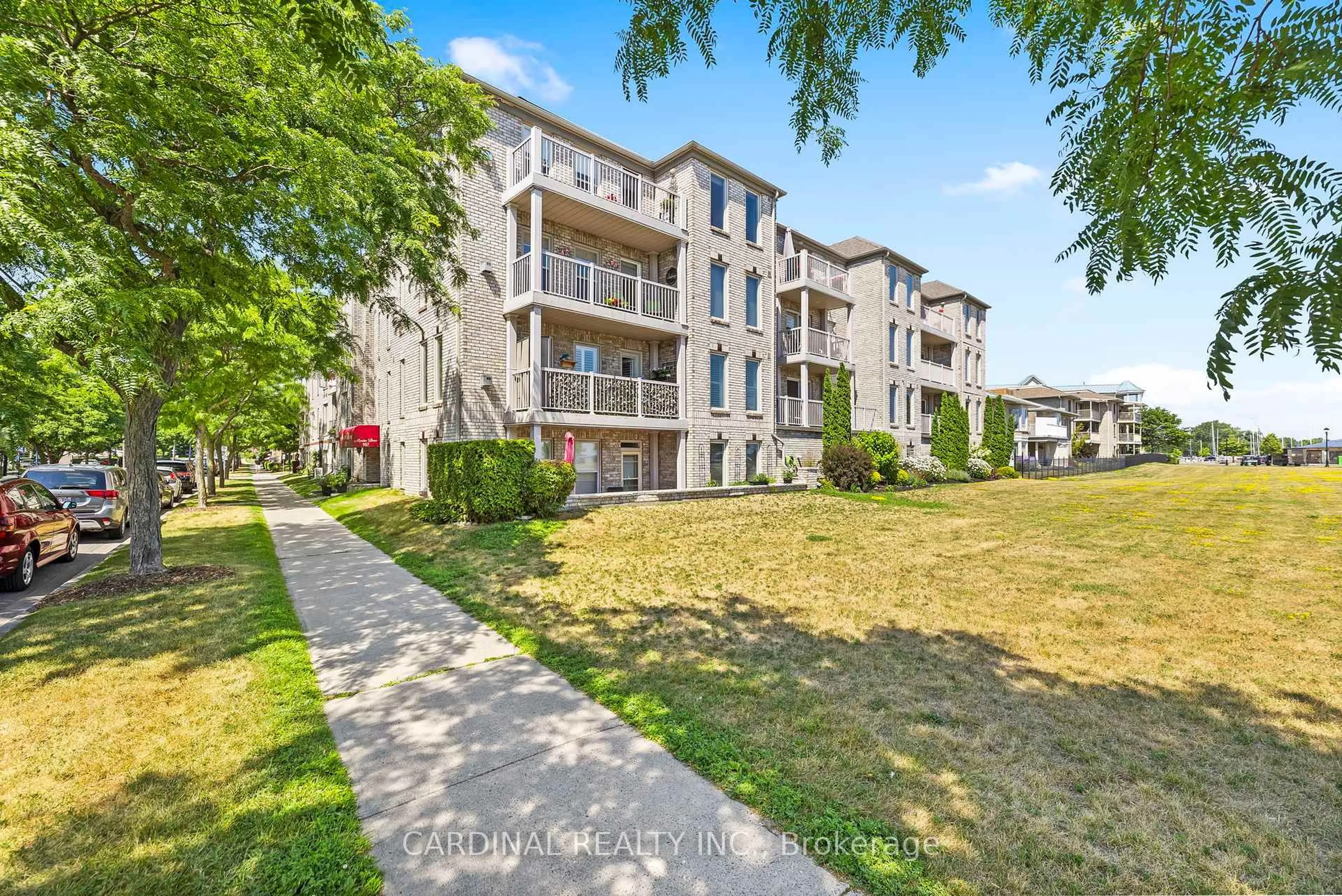 A pic from outside/outdoor area/front of a property/back of a property/a pic from drone, unknown for 107 Marisa Lane #201, Cobourg Ontario K9A 5N6