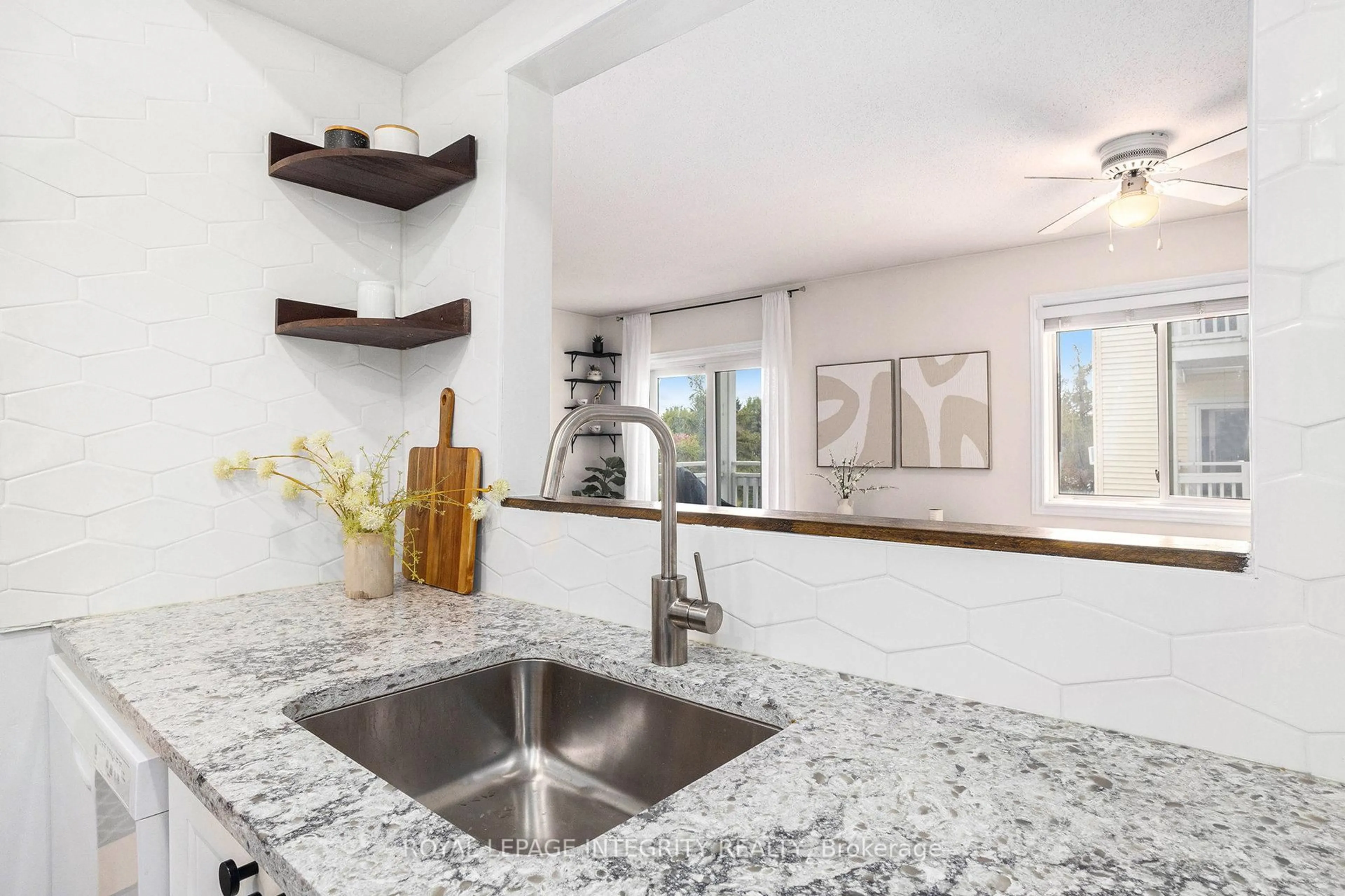 Open concept kitchen, ceramic/tile floor for 270 Lorry Greenberg Dr #210, Ottawa Ontario K1T 3K2