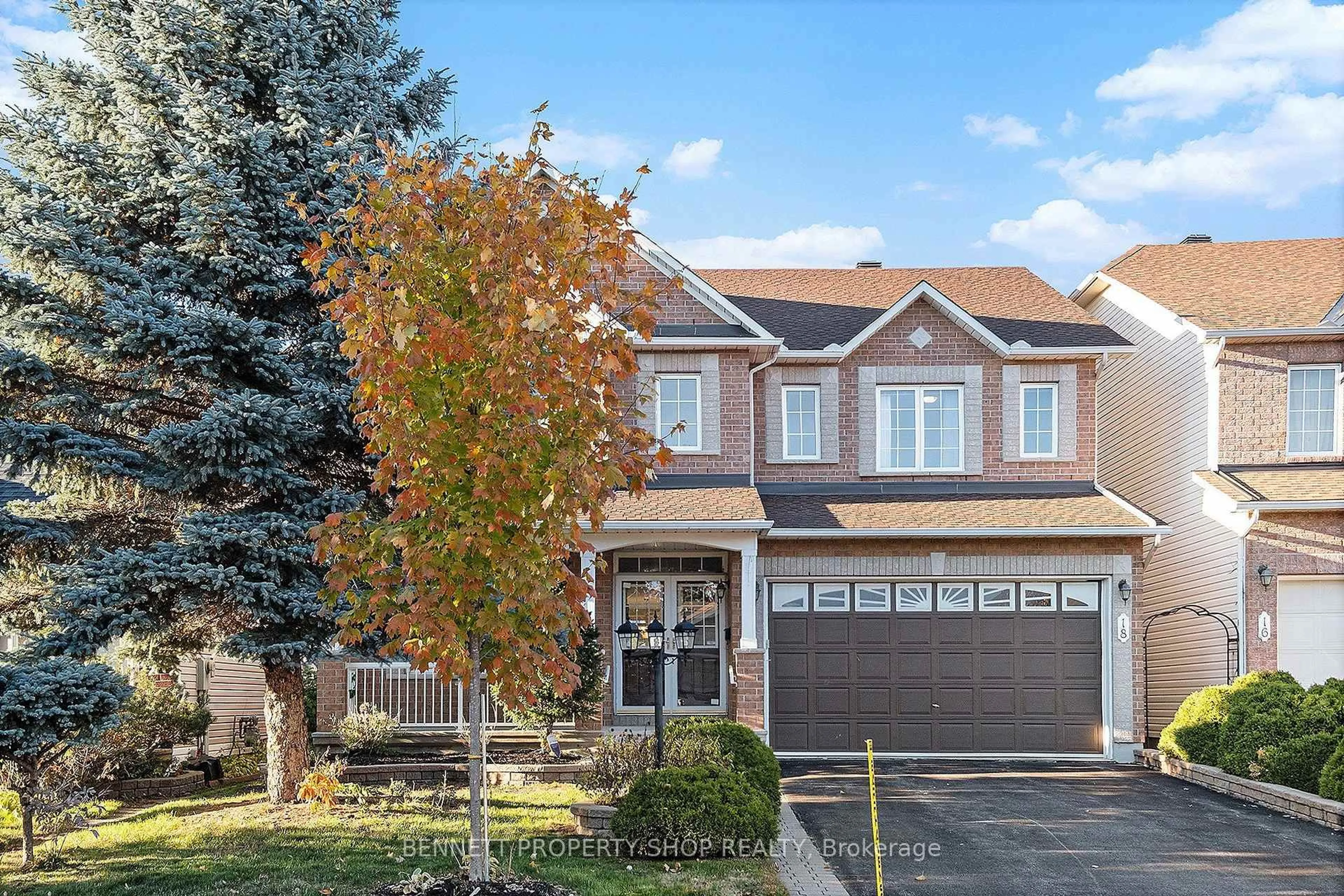 Home with brick exterior material, street for 18 Tierney Dr, Nepean Ontario K2J 4W2