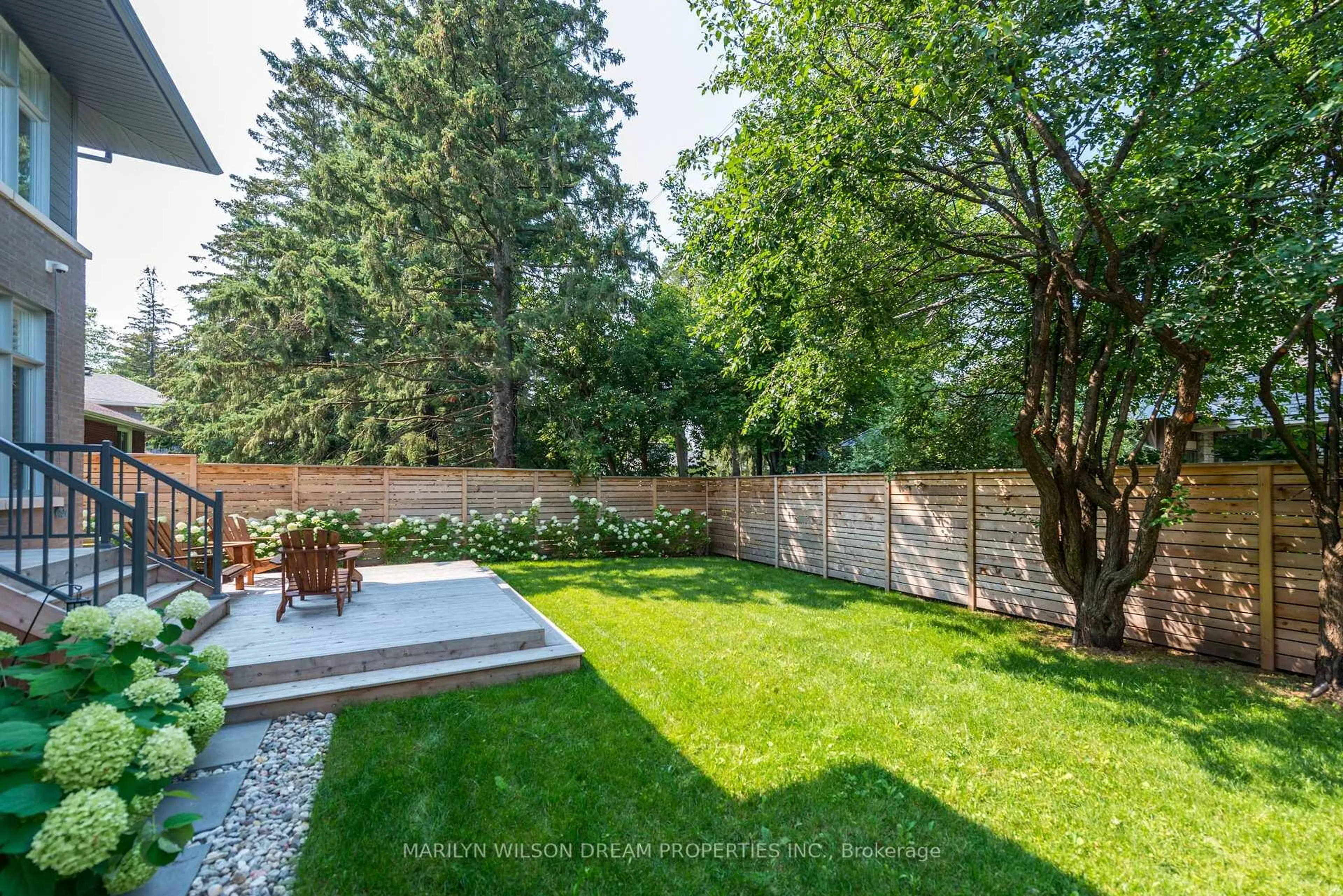 Patio, forest/trees view for 377 Crestview Rd, Ottawa Ontario K1H 5G7