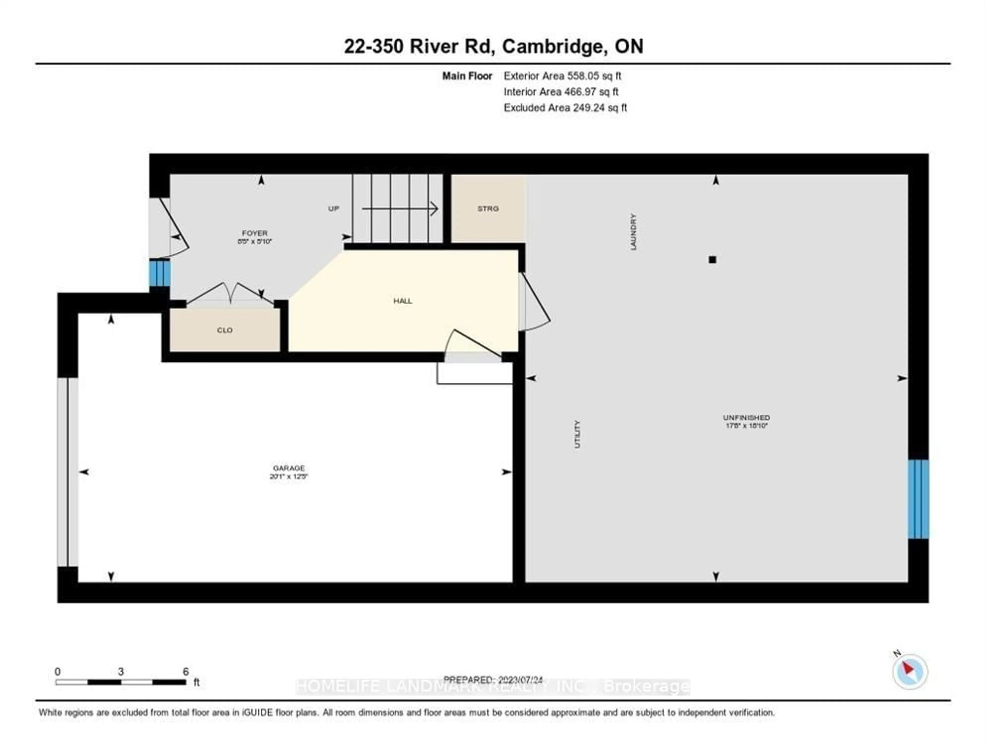 Floor plan for 350 River Rd #22, Cambridge Ontario N3C 2B7