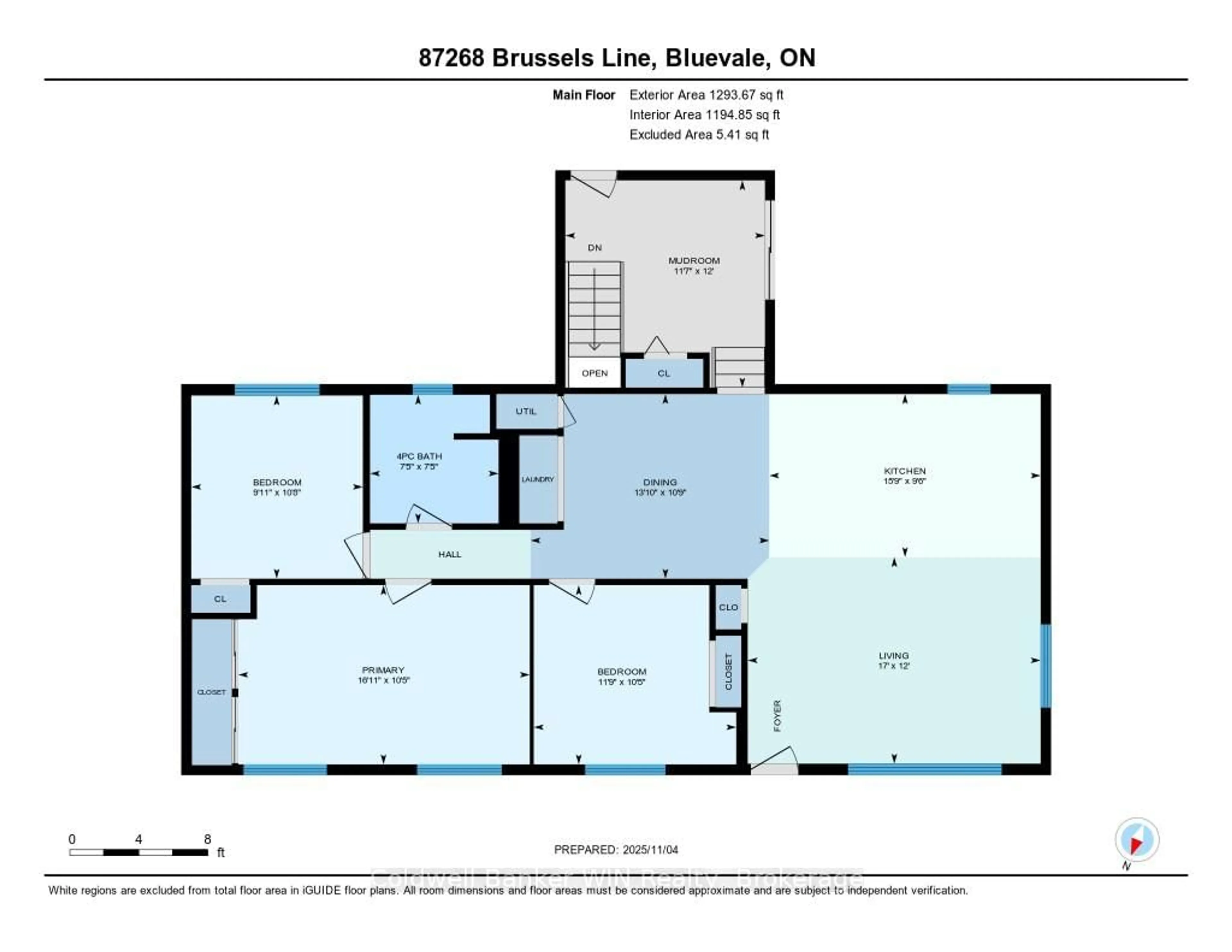 Floor plan for 87268 Brussels Line, Morris Turnberry Ontario N0G 1G0