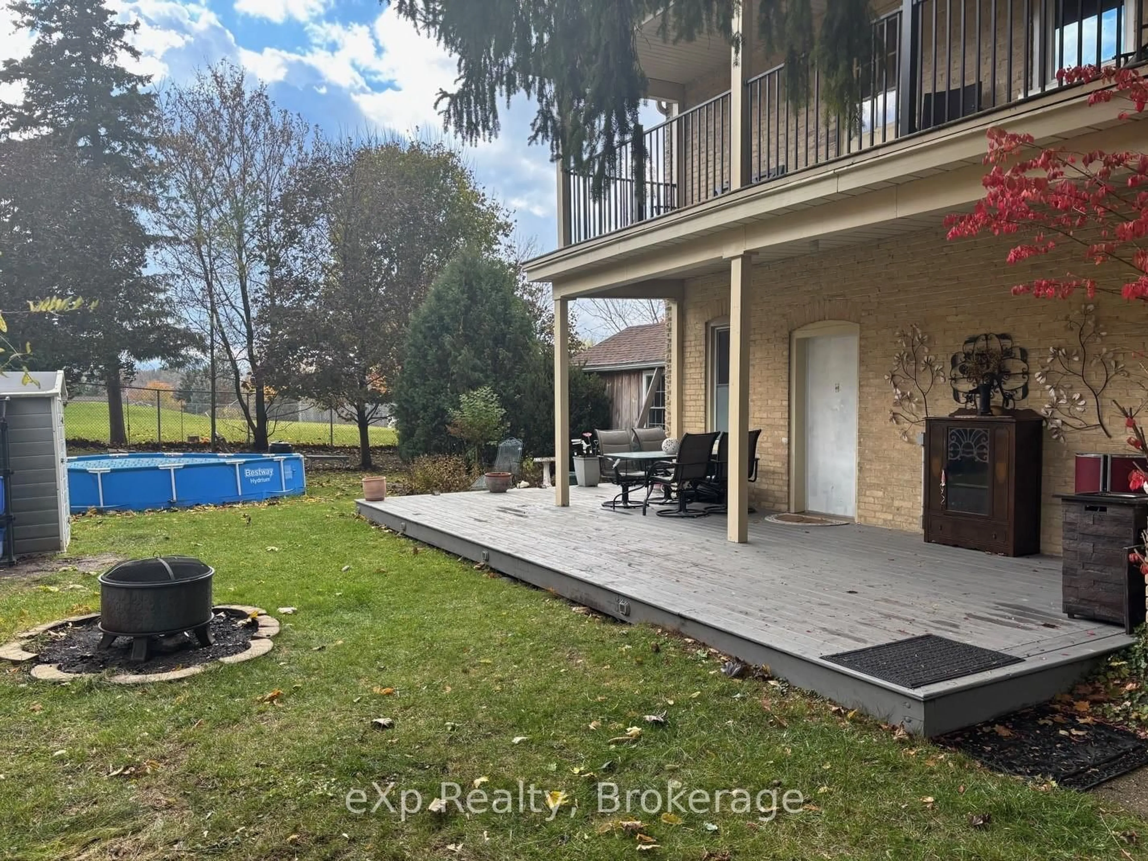 A pic from outside/outdoor area/front of a property/back of a property/a pic from drone, water/lake/river/ocean view for 16 Peter St, South Bruce Ontario N0G 2J0