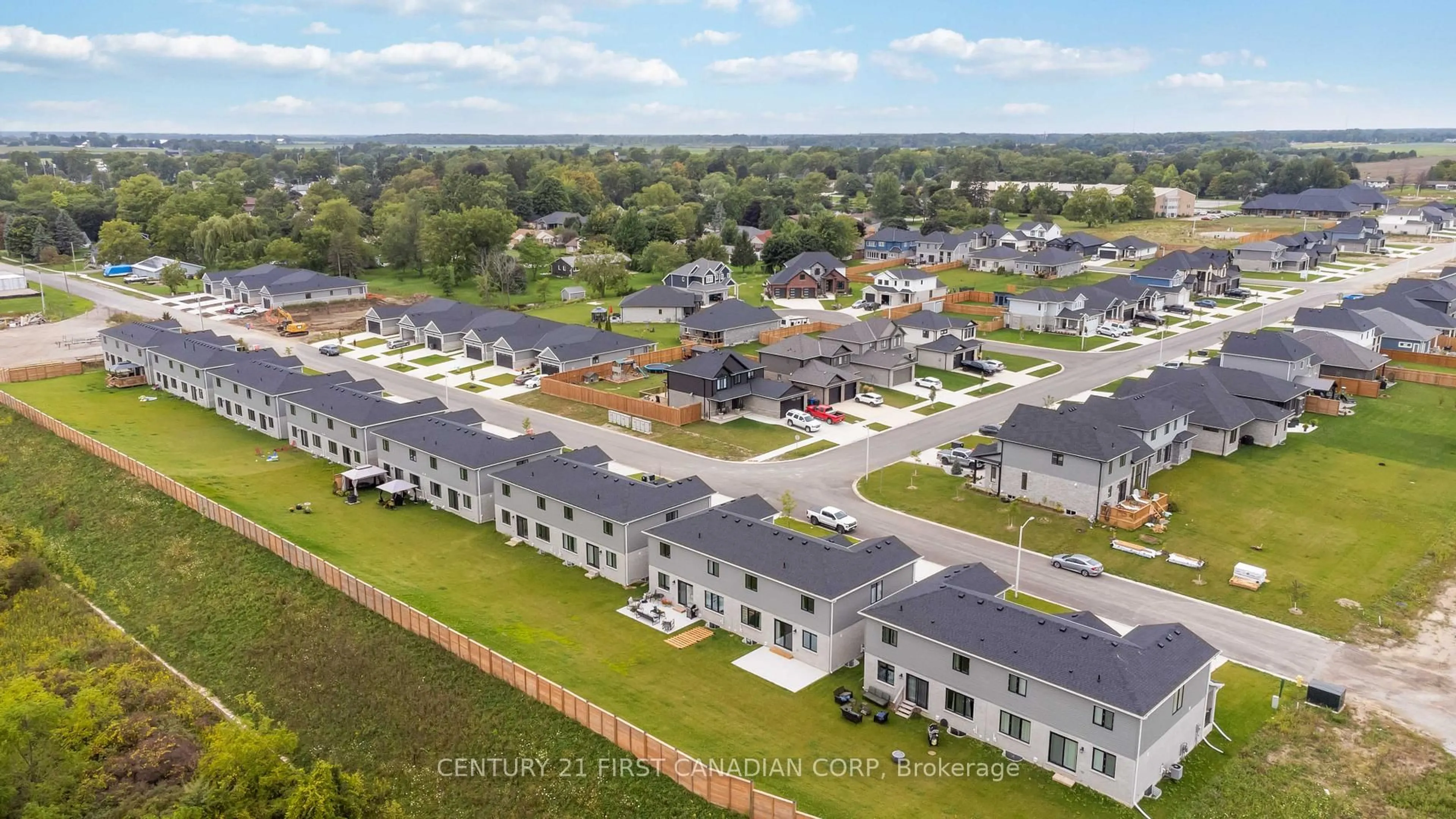 A pic from outside/outdoor area/front of a property/back of a property/a pic from drone, unknown for 450 Main St, Plympton-Wyoming Ontario N0N 1T0