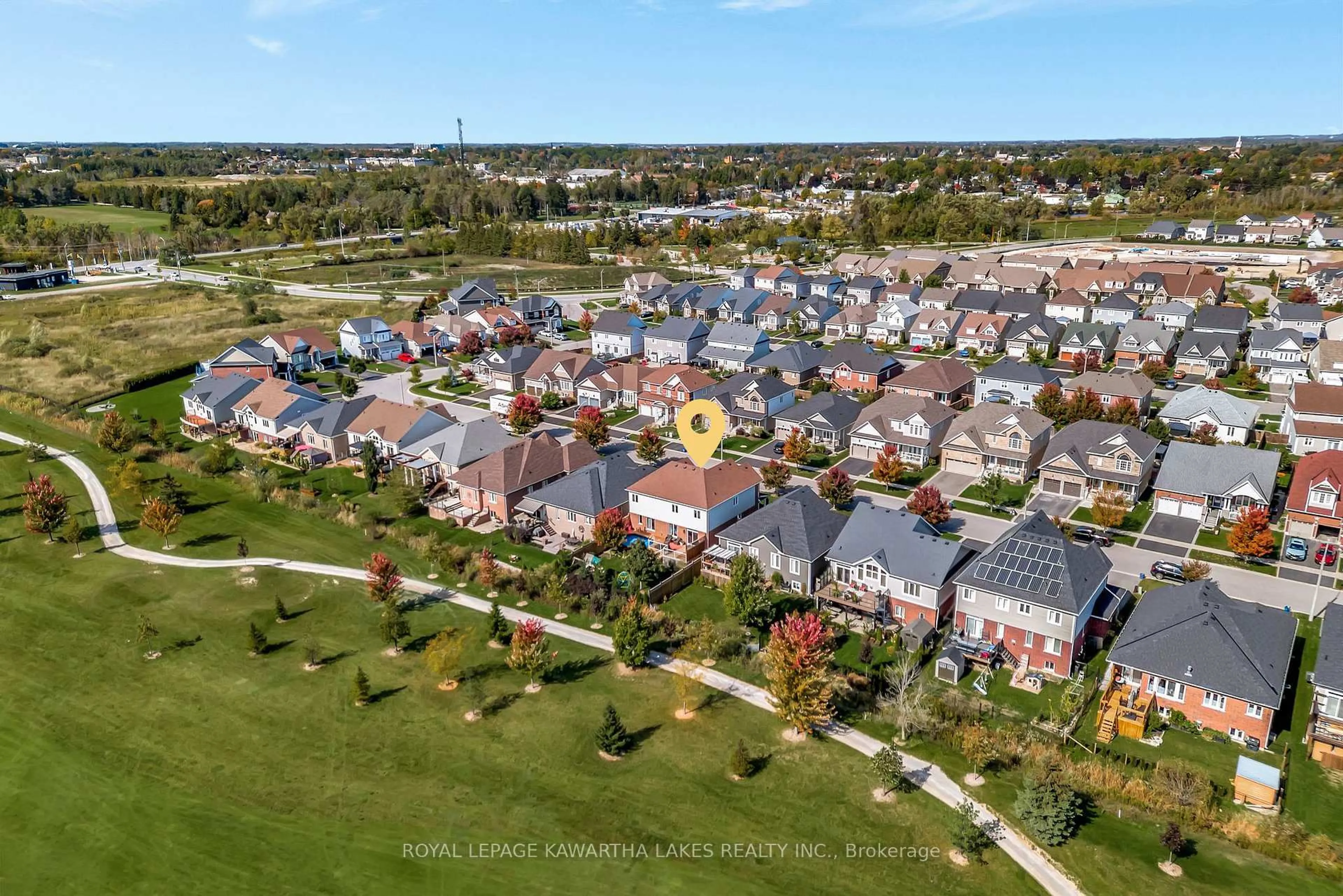 A pic from outside/outdoor area/front of a property/back of a property/a pic from drone, street for 29 Logan Lane, Kawartha Lakes Ontario K9V 0L3