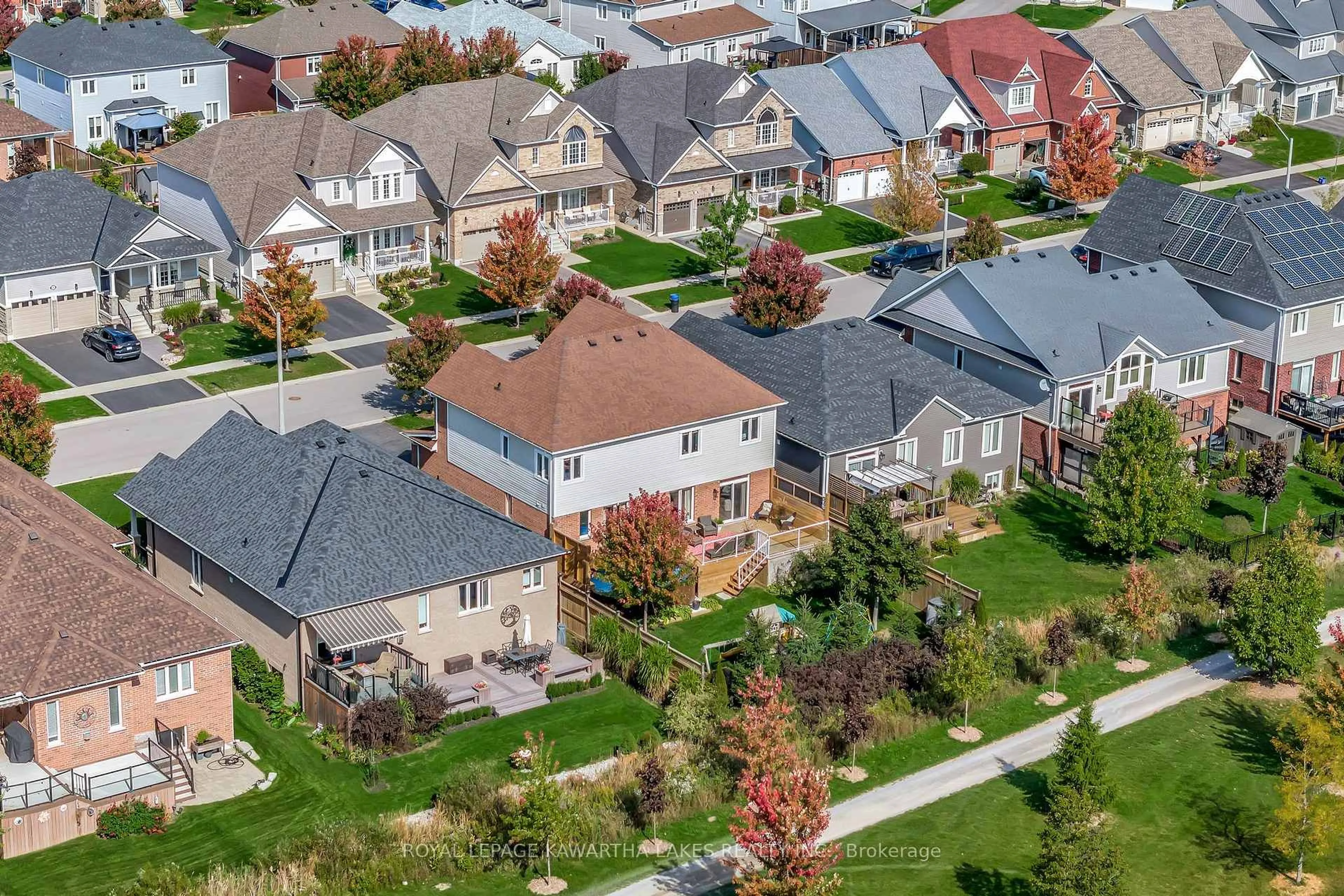 A pic from outside/outdoor area/front of a property/back of a property/a pic from drone, street for 29 Logan Lane, Kawartha Lakes Ontario K9V 0L3