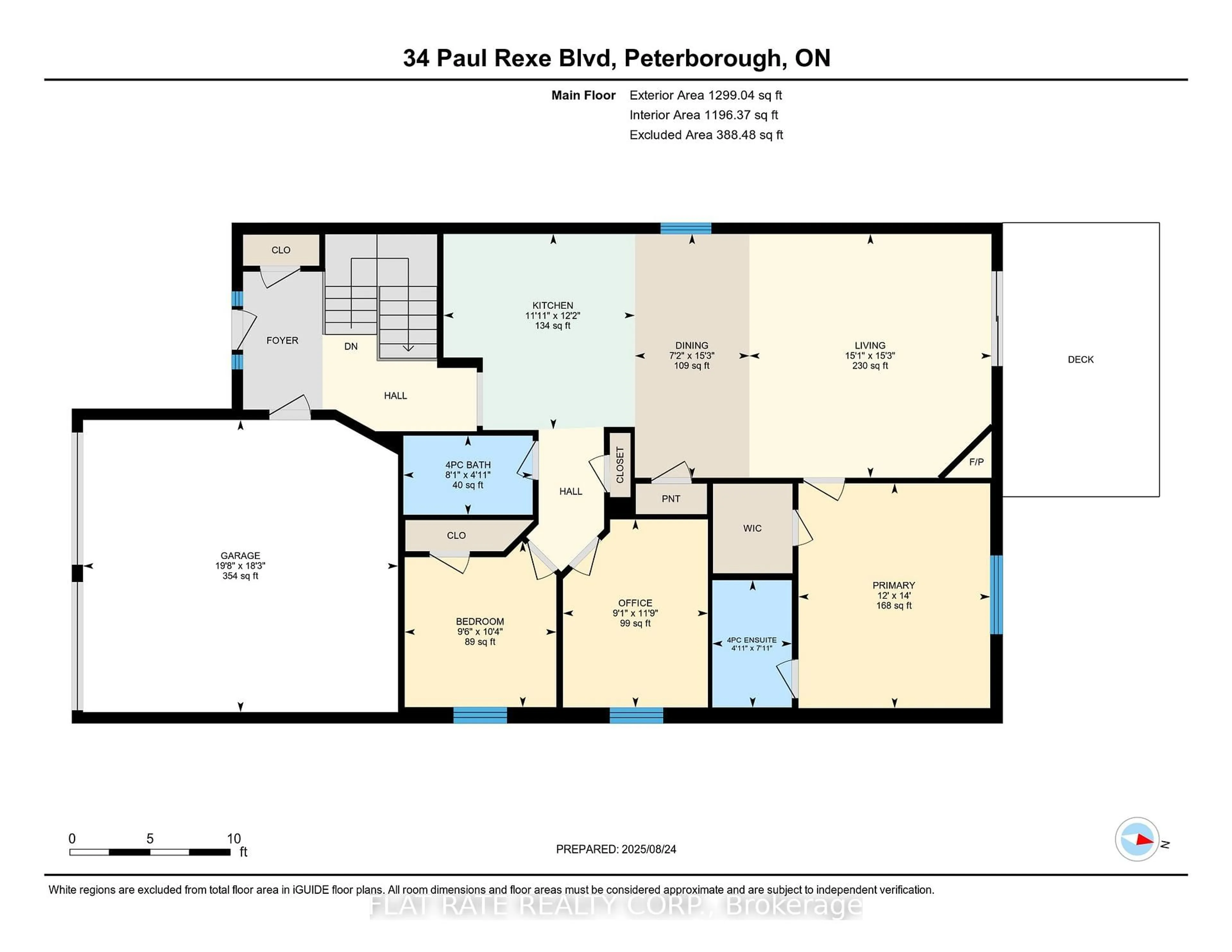 Floor plan for 34 Paul Rexe Blvd, Otonabee-South Monaghan Ontario K9J 0G4