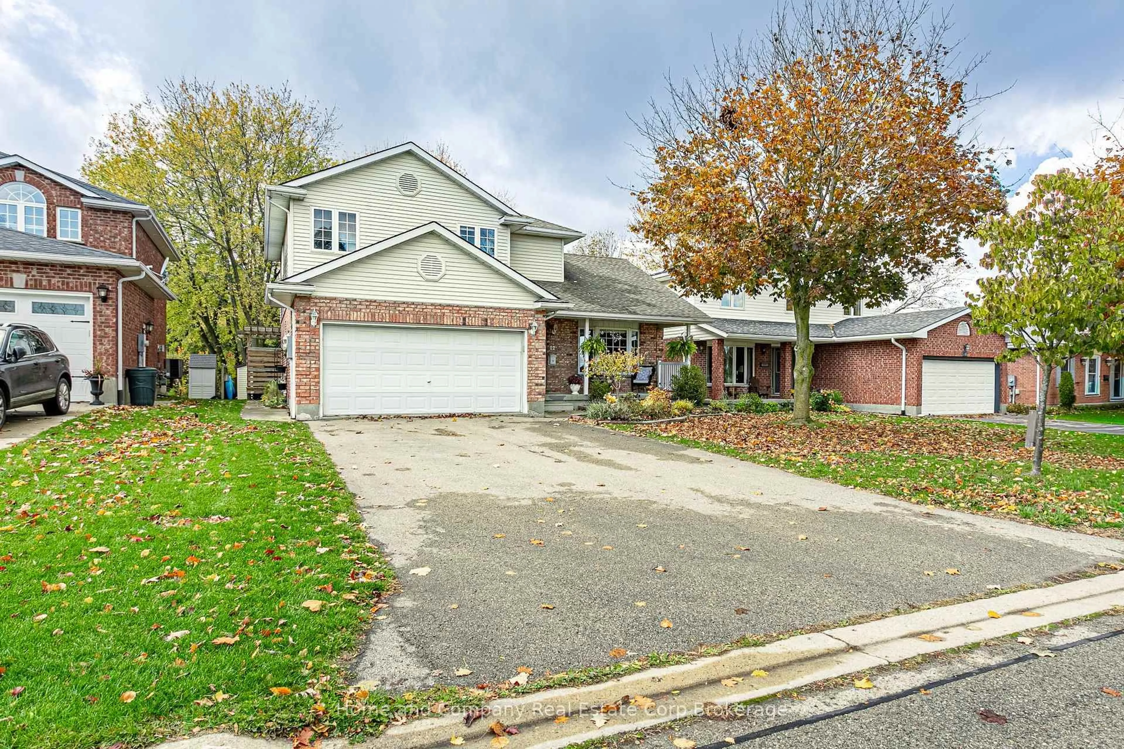 Home with brick exterior material, street for 12 Mc Queen Crt, Stratford Ontario N4Z 1H5