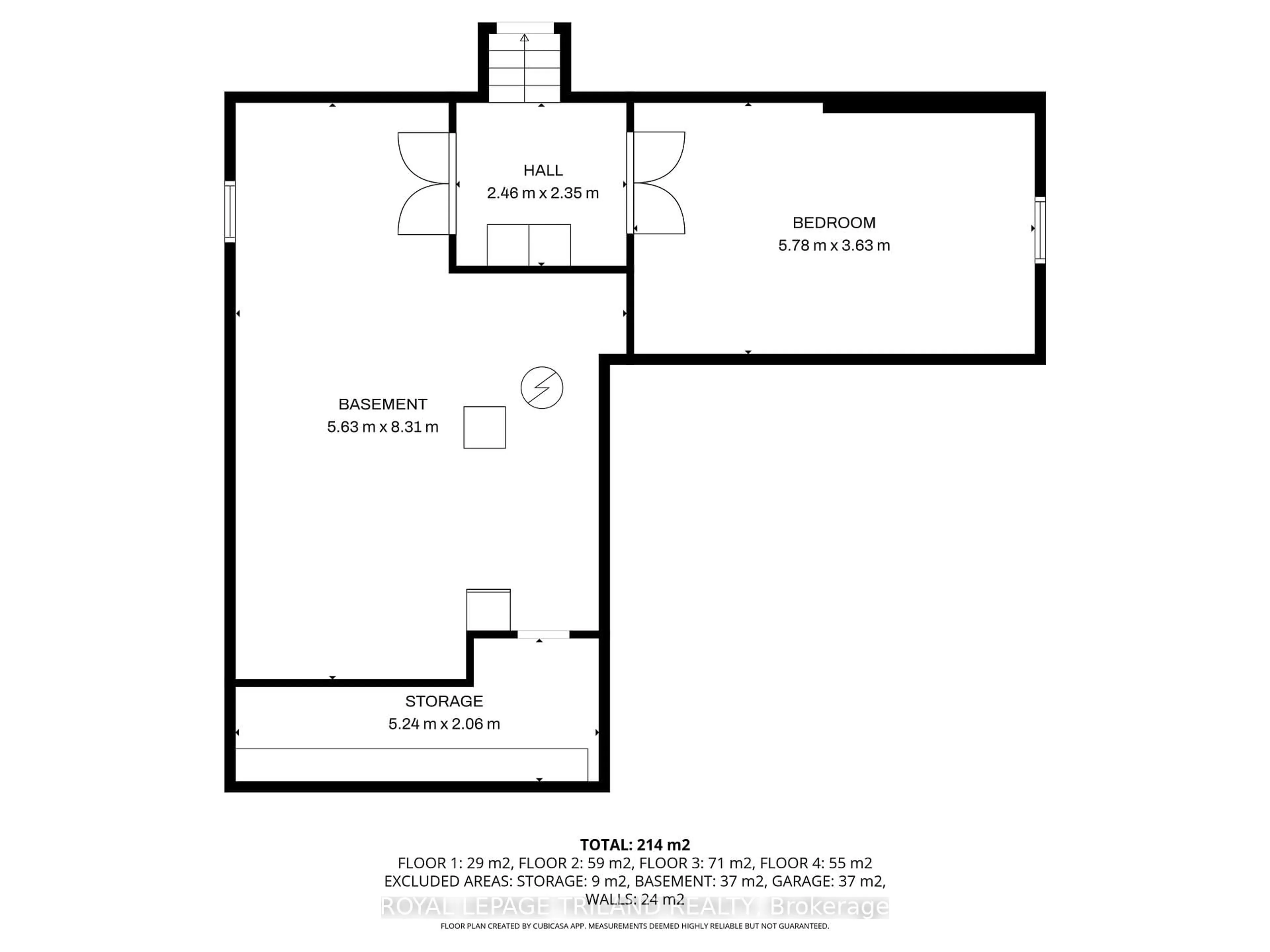 Floor plan for 189 Andover Dr, London South Ontario N6J 4T8