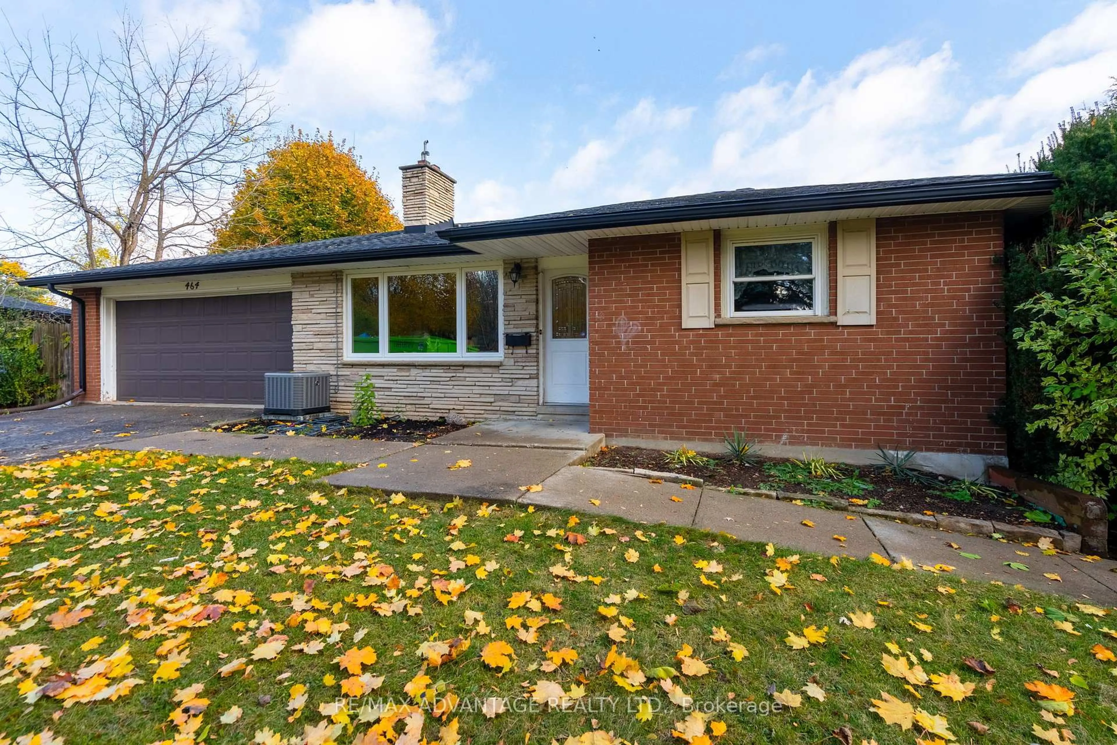 Home with brick exterior material, street for 464 Three Valleys Cres, London South Ontario N5Z 3E7