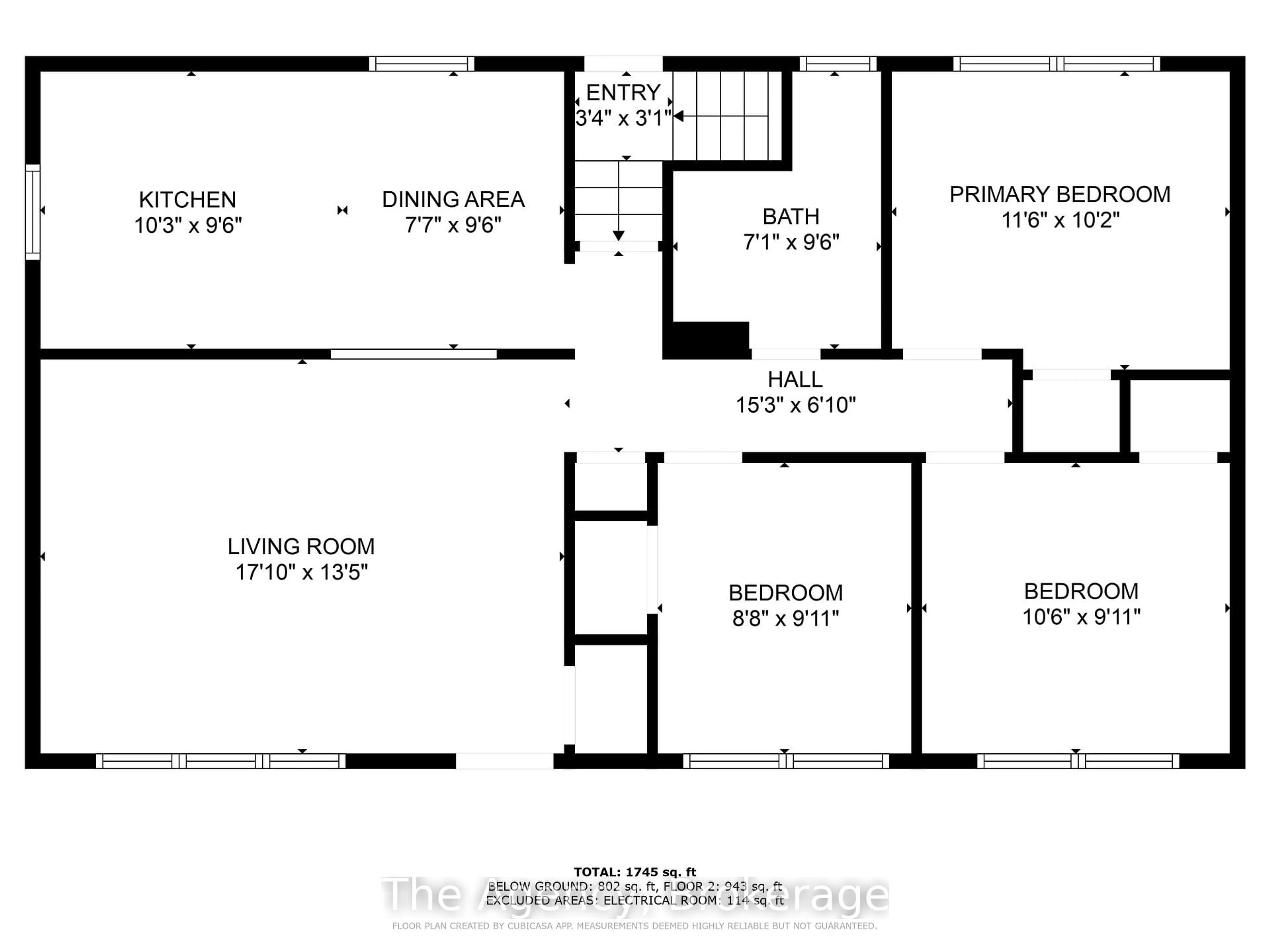 Floor plan for 436 Bunting Rd, St. Catharines Ontario L2M 3Z4