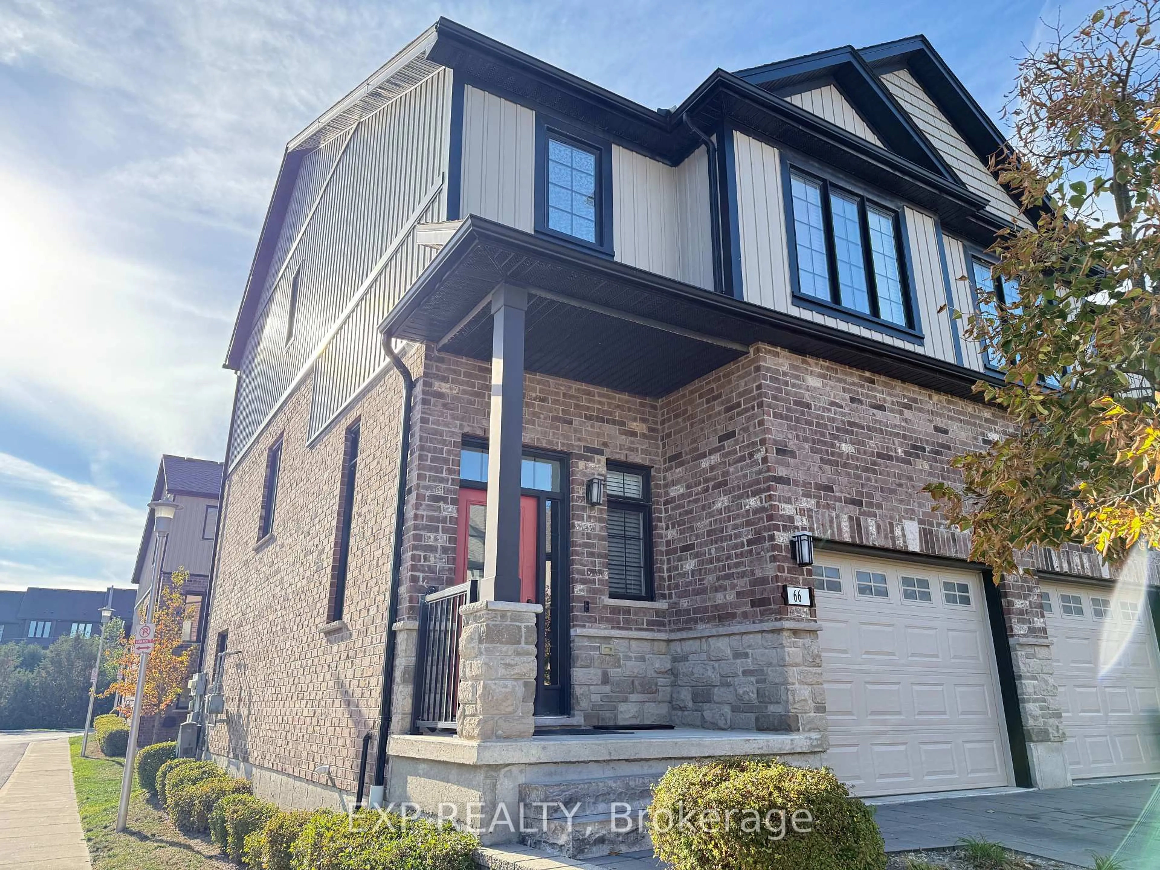 Home with brick exterior material, street for 2235 BLACKWATER Rd #66, London North Ontario N5X 0L8