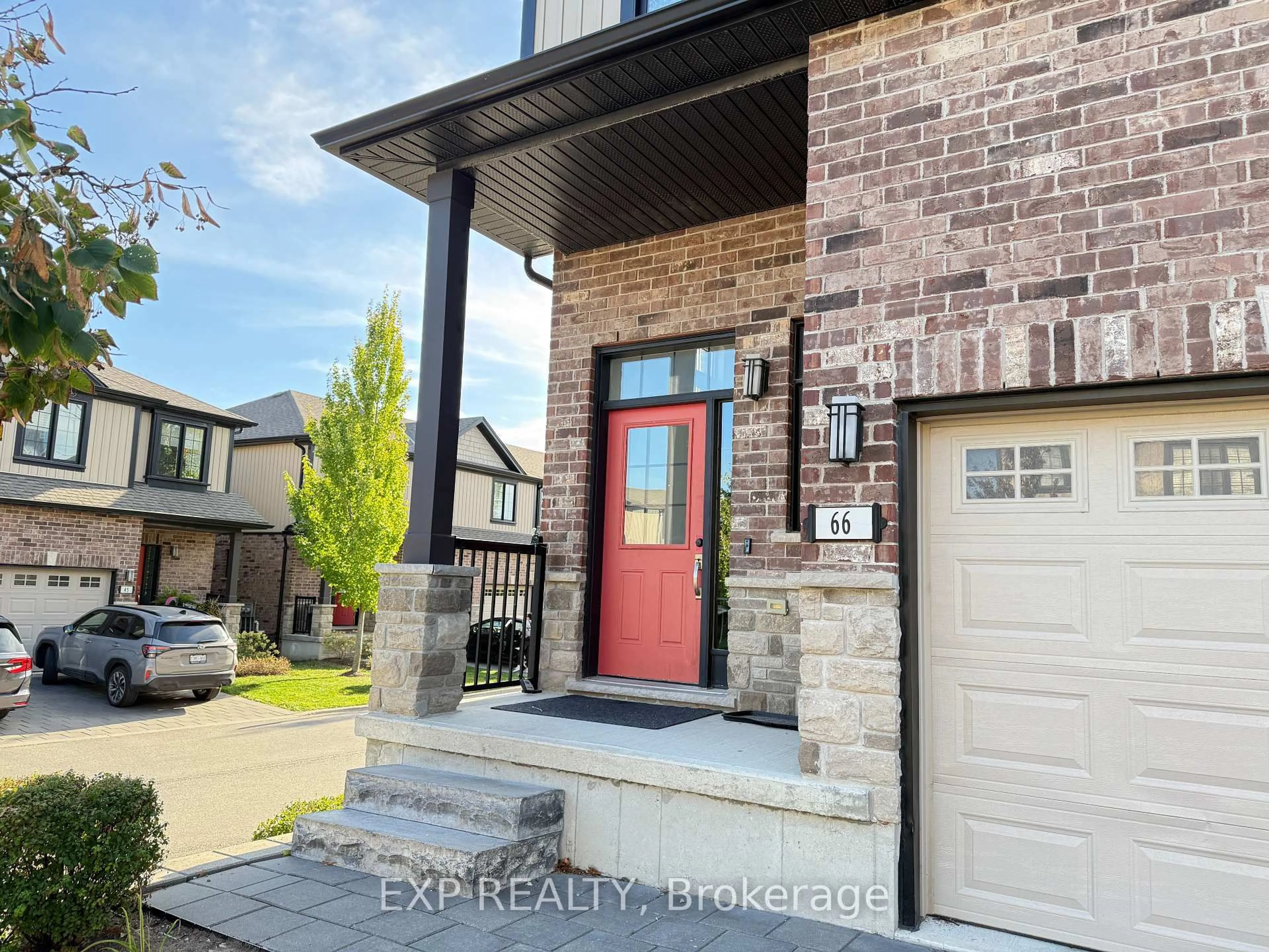 Home with brick exterior material, street for 2235 BLACKWATER Rd #66, London North Ontario N5X 0L8