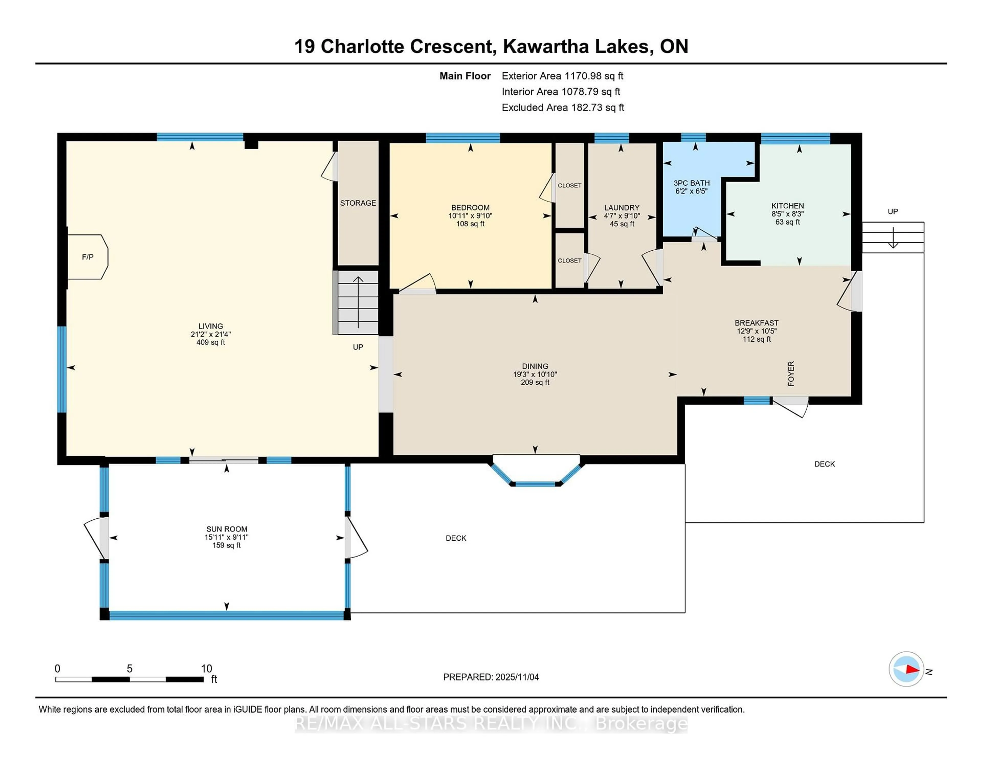 Floor plan for 19 Charlotte Cres, Kawartha Lakes Ontario K0L 2W0