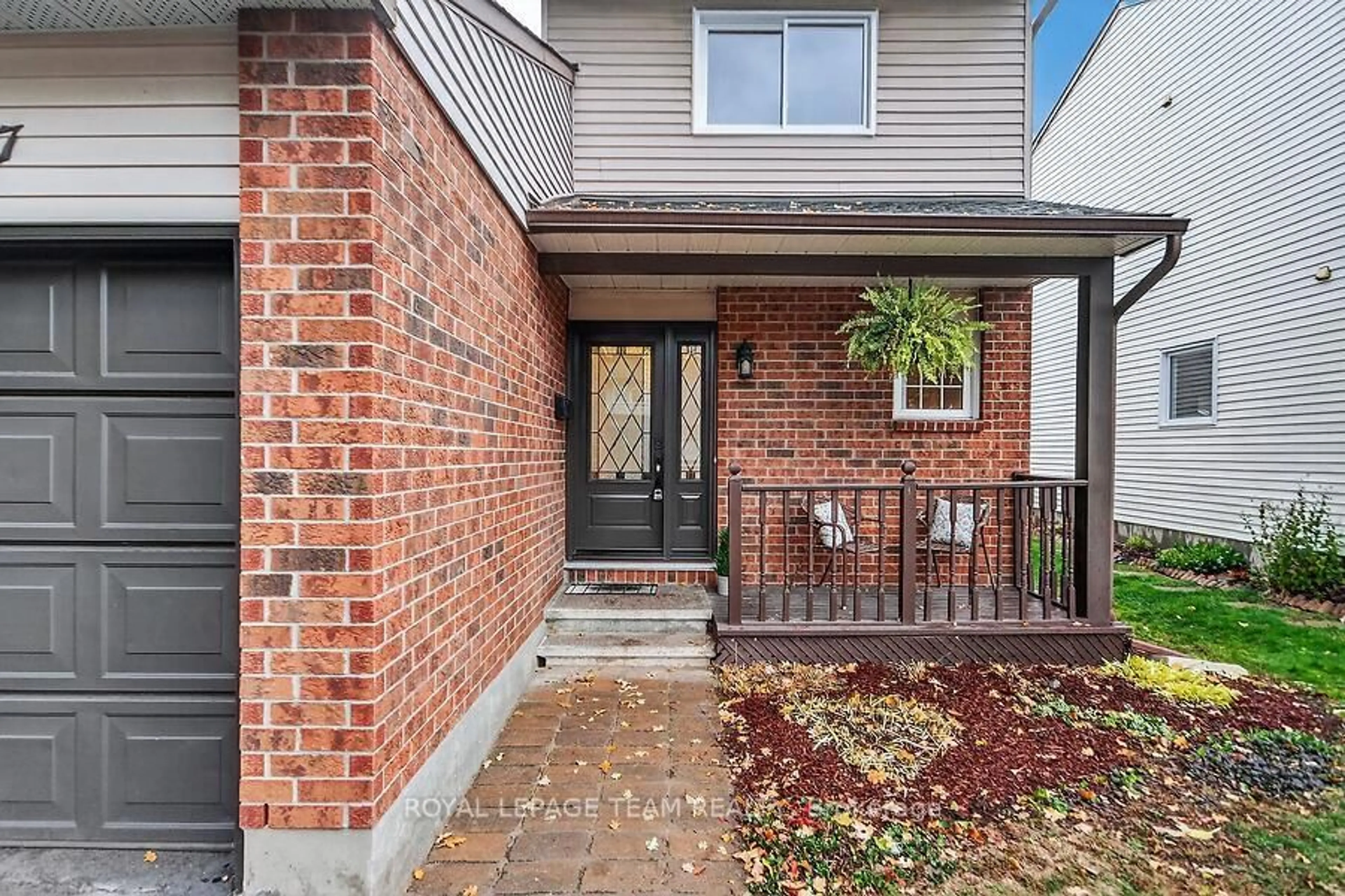 Home with brick exterior material, street for 27 Benlark Rd, Barrhaven Ontario K2J 2L5