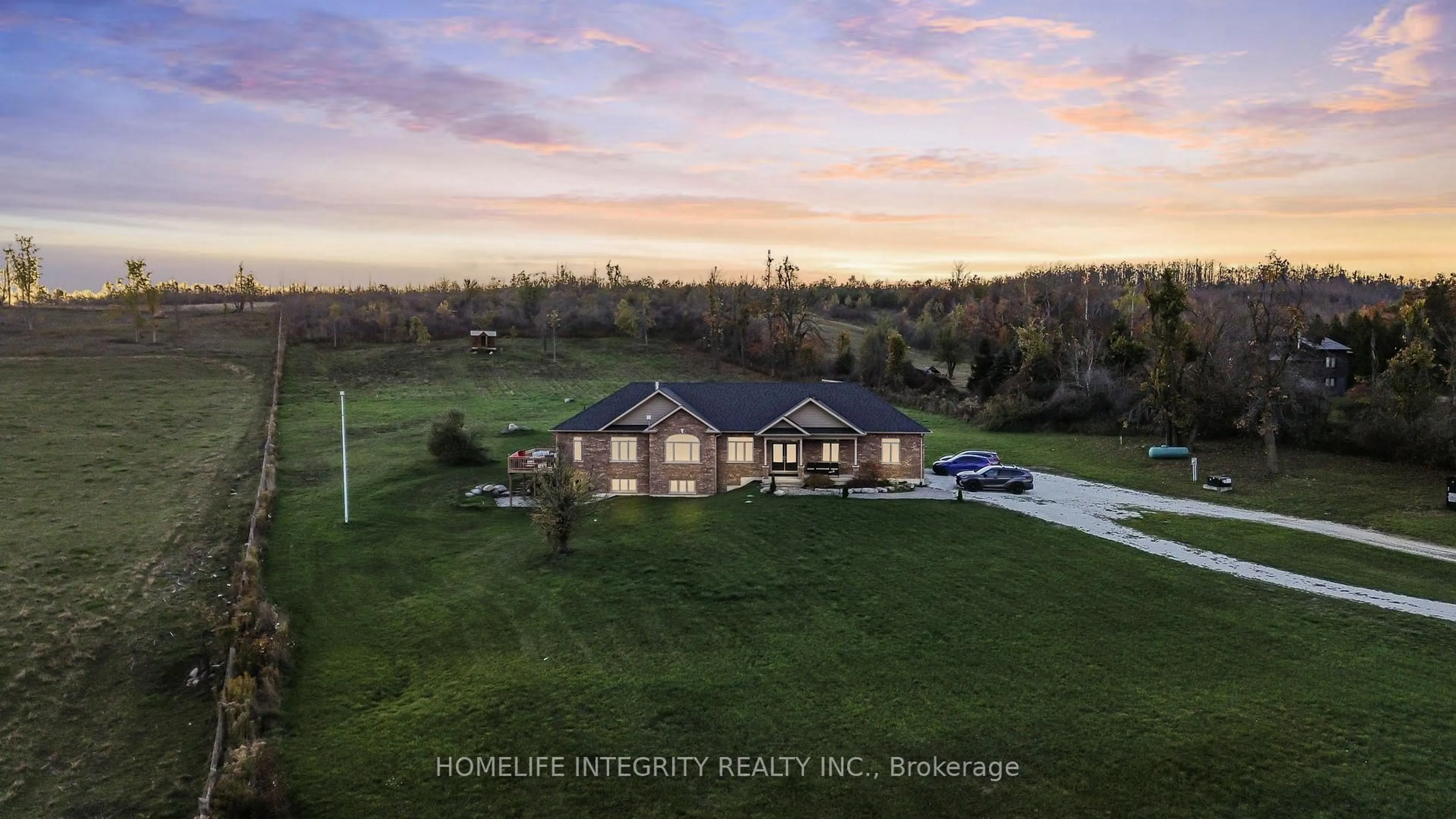 A pic from outside/outdoor area/front of a property/back of a property/a pic from drone, unknown for 838722 4th Line, Mulmur Ontario L9V 0J7