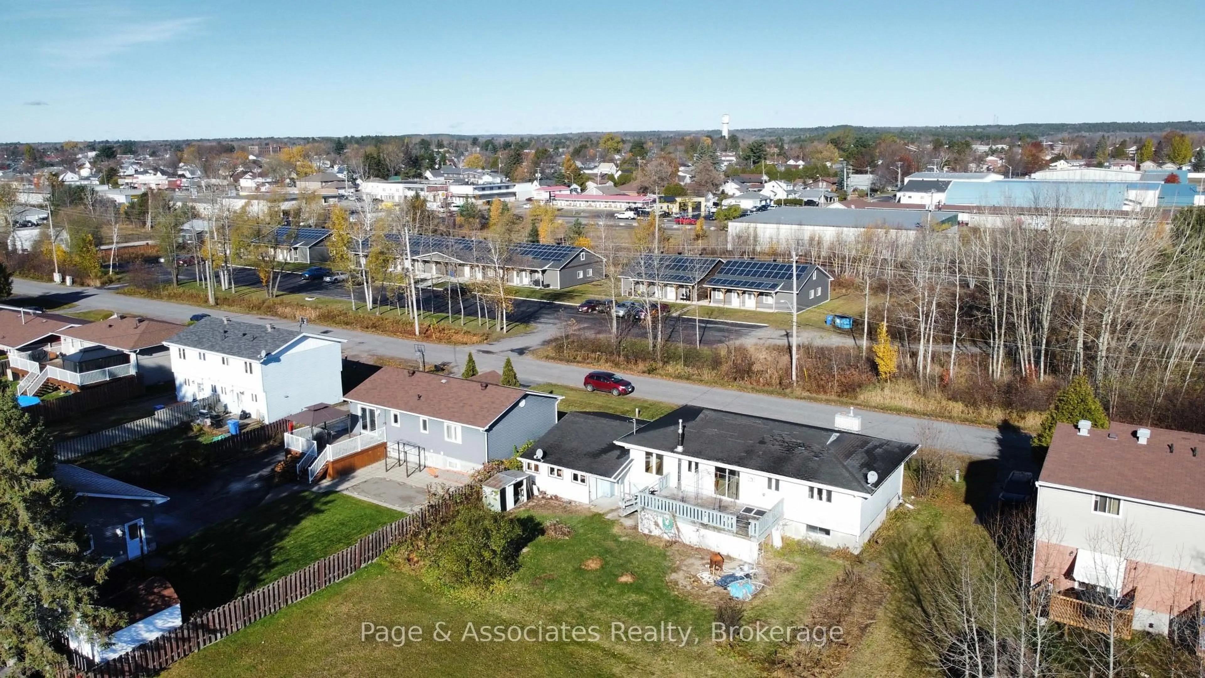 A pic from outside/outdoor area/front of a property/back of a property/a pic from drone, city buildings view from balcony for 220 Railway St, West Nipissing Ontario P2B 3B2