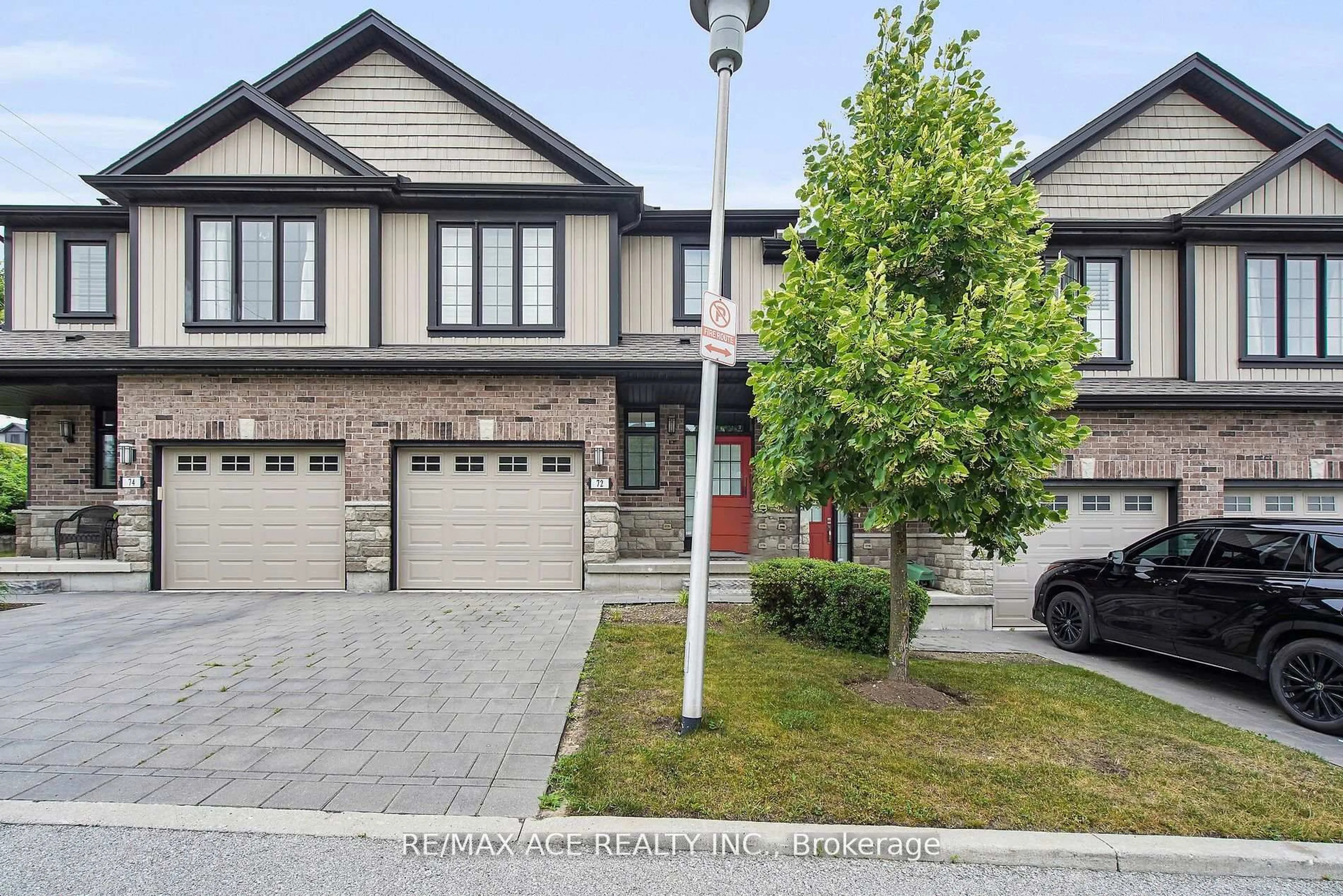 Home with brick exterior material, street for 2235 Blackwater Rd #72, London North Ontario N5X 0L8