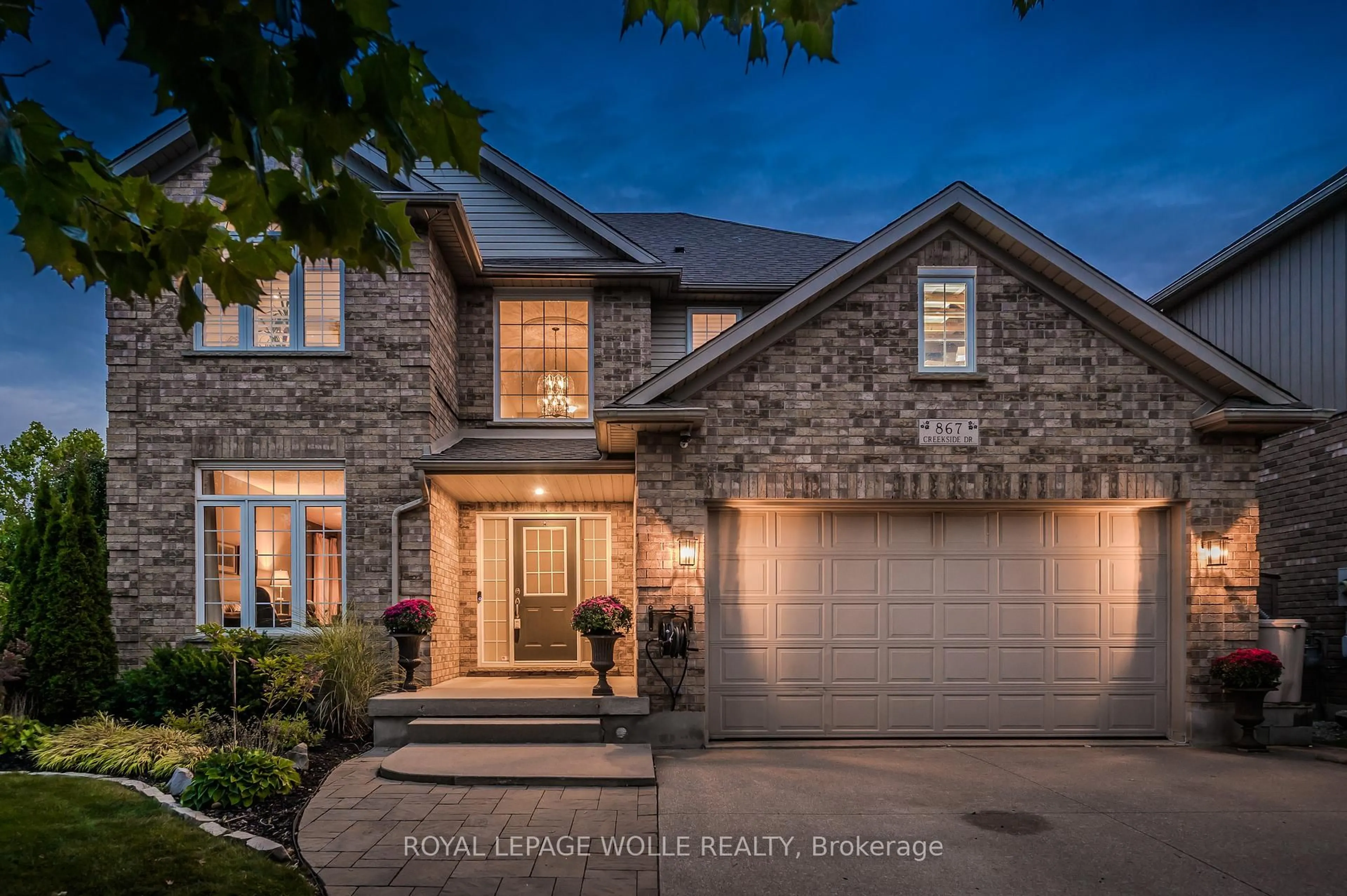 Home with brick exterior material, street for 867 Creekside Dr, Waterloo Ontario N2V 2S7