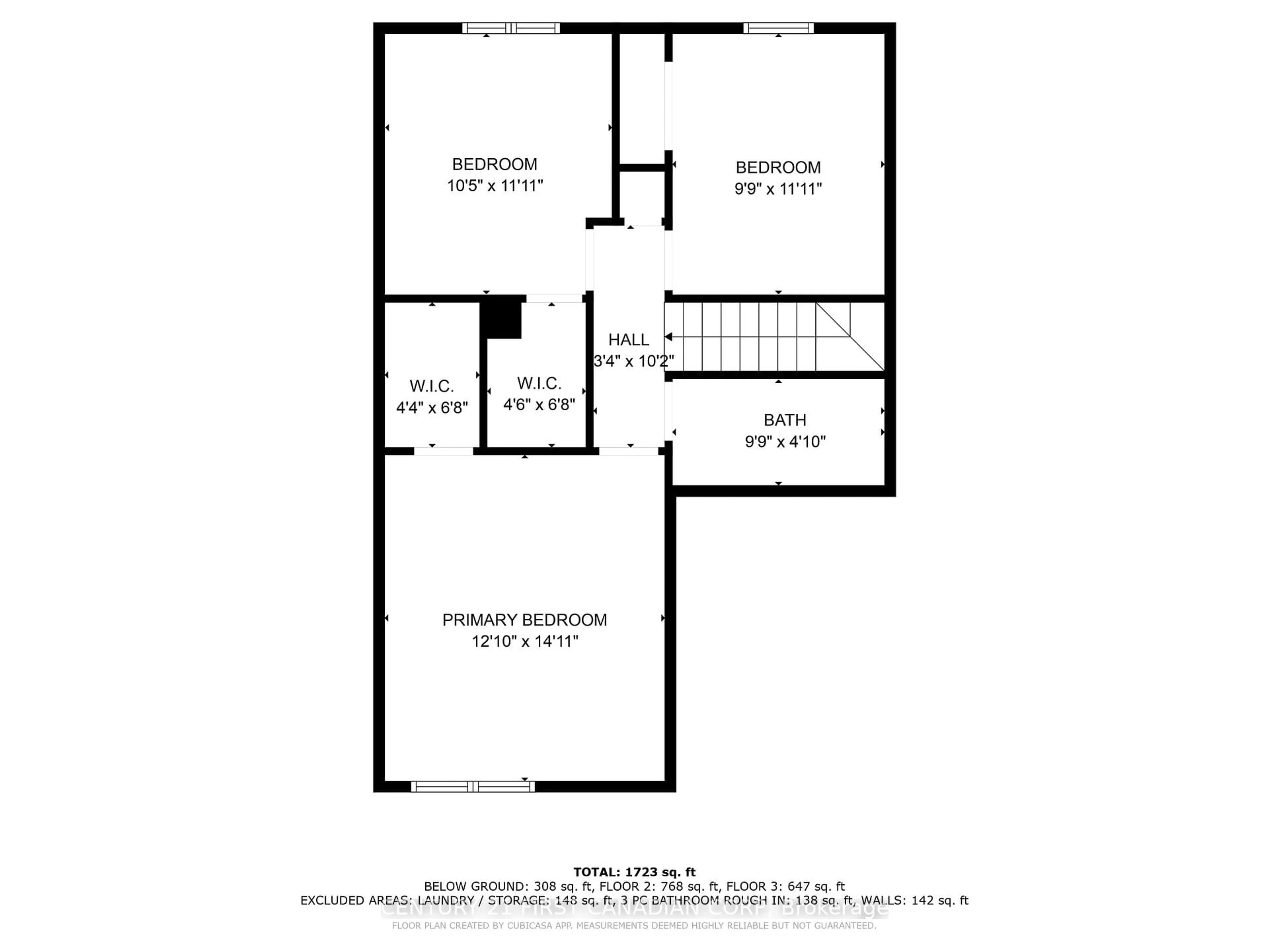 Floor plan for 120 Centre St #56, London South Ontario N6J 4X4