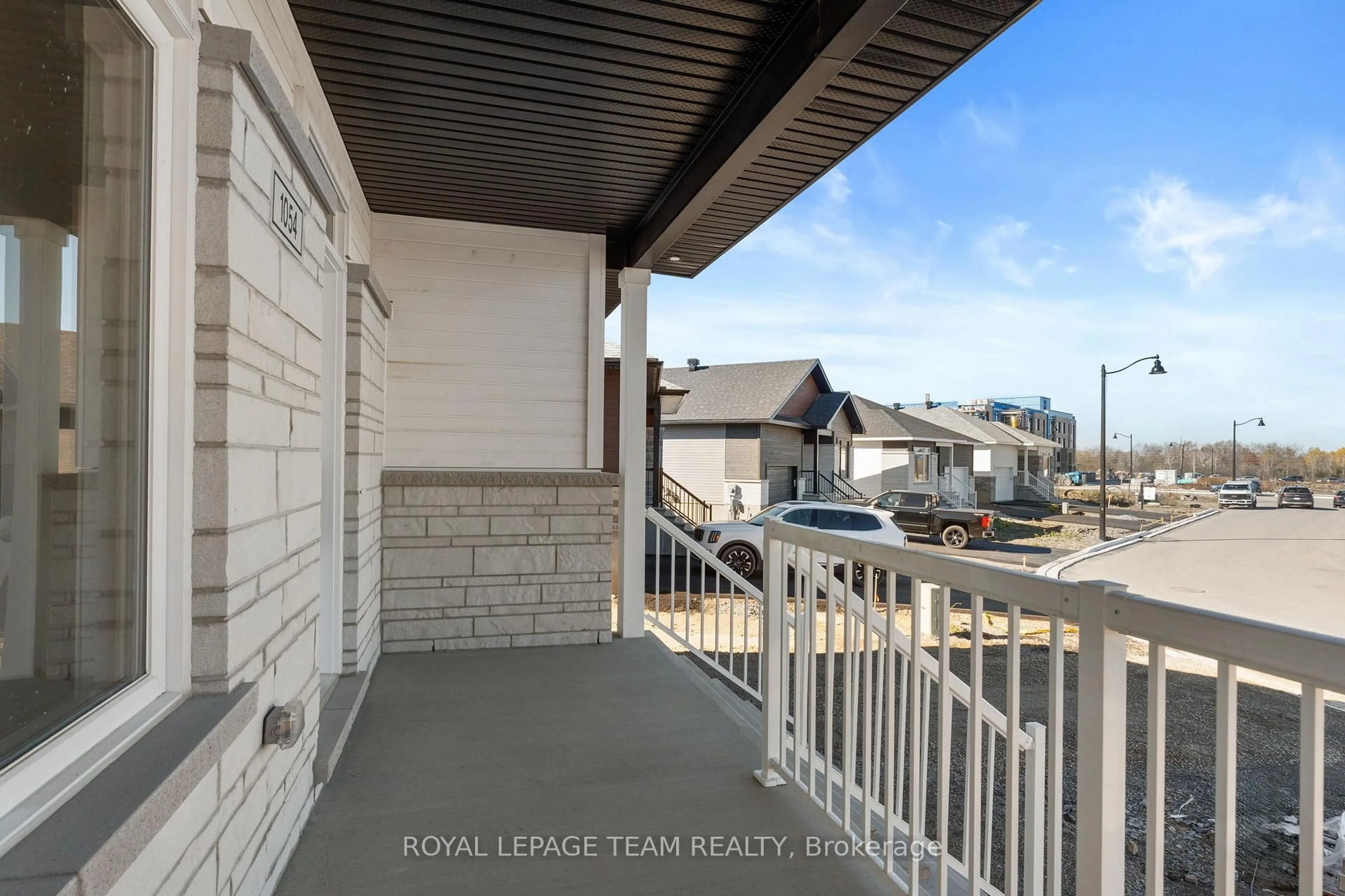 Balcony in the apartment, city buildings view from balcony for 1054 Turner Dr, Brockville Ontario K6V 0G8