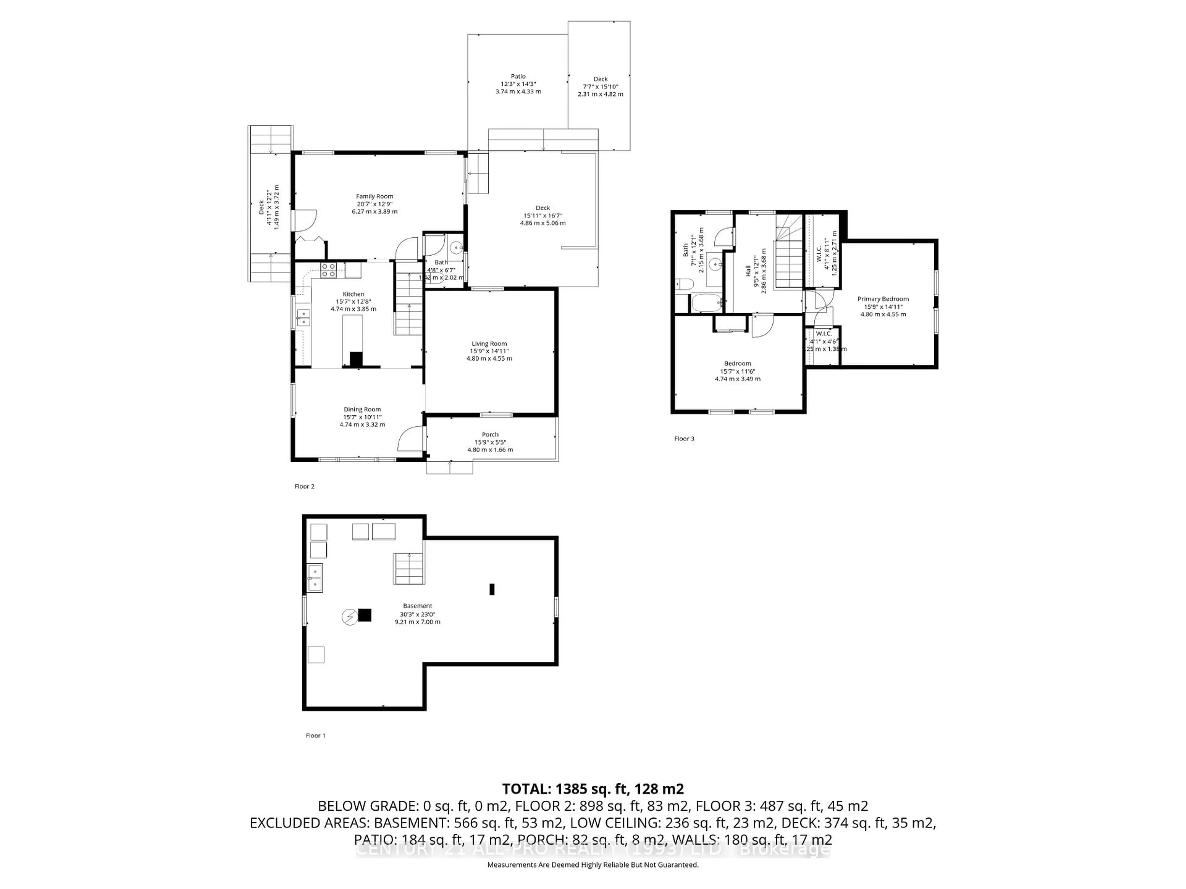 Floor plan for 316 Tweed St, Cobourg Ontario K9A 2R9