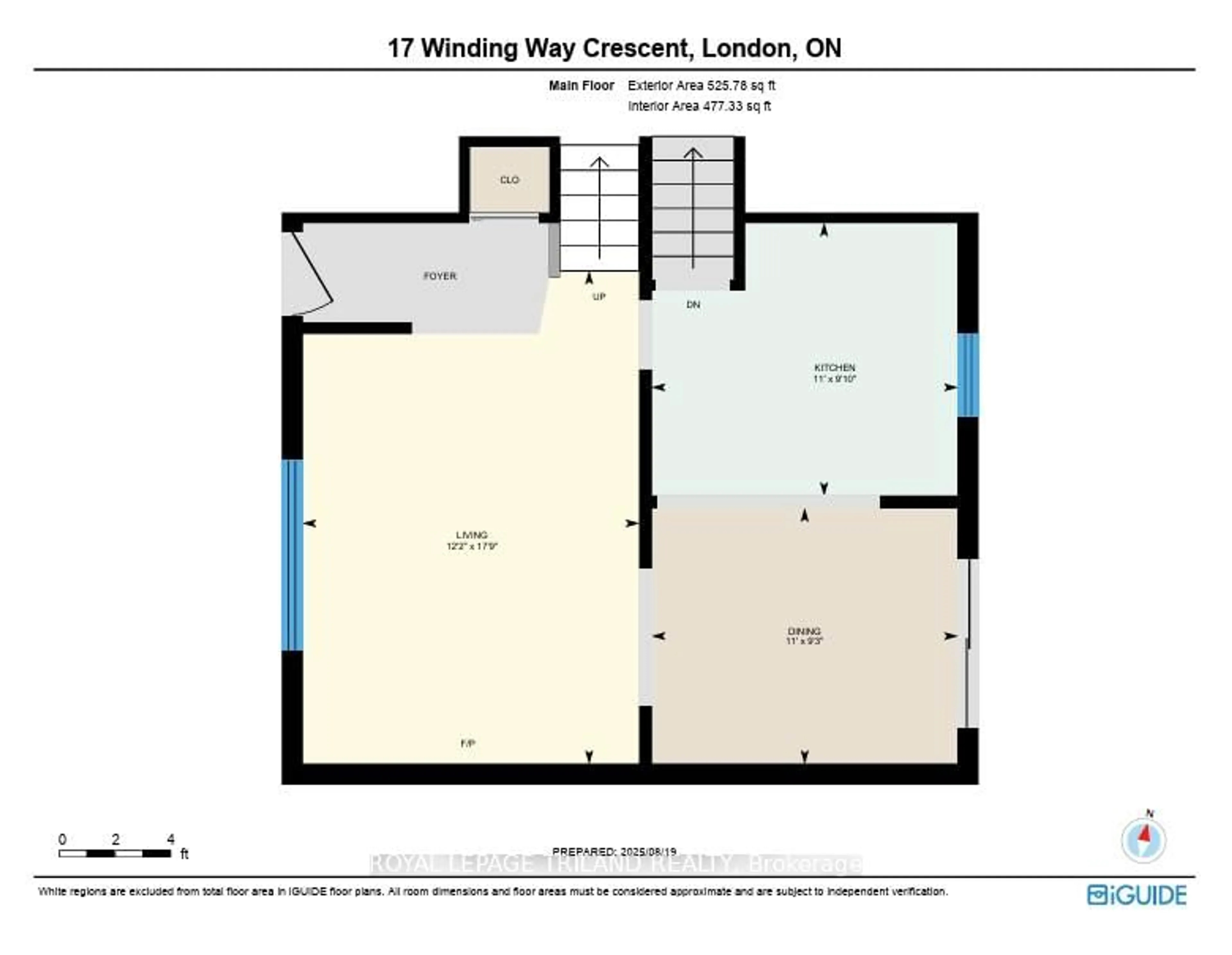 Floor plan for 17 WINDING WAY Cres, London North Ontario N6G 3E8