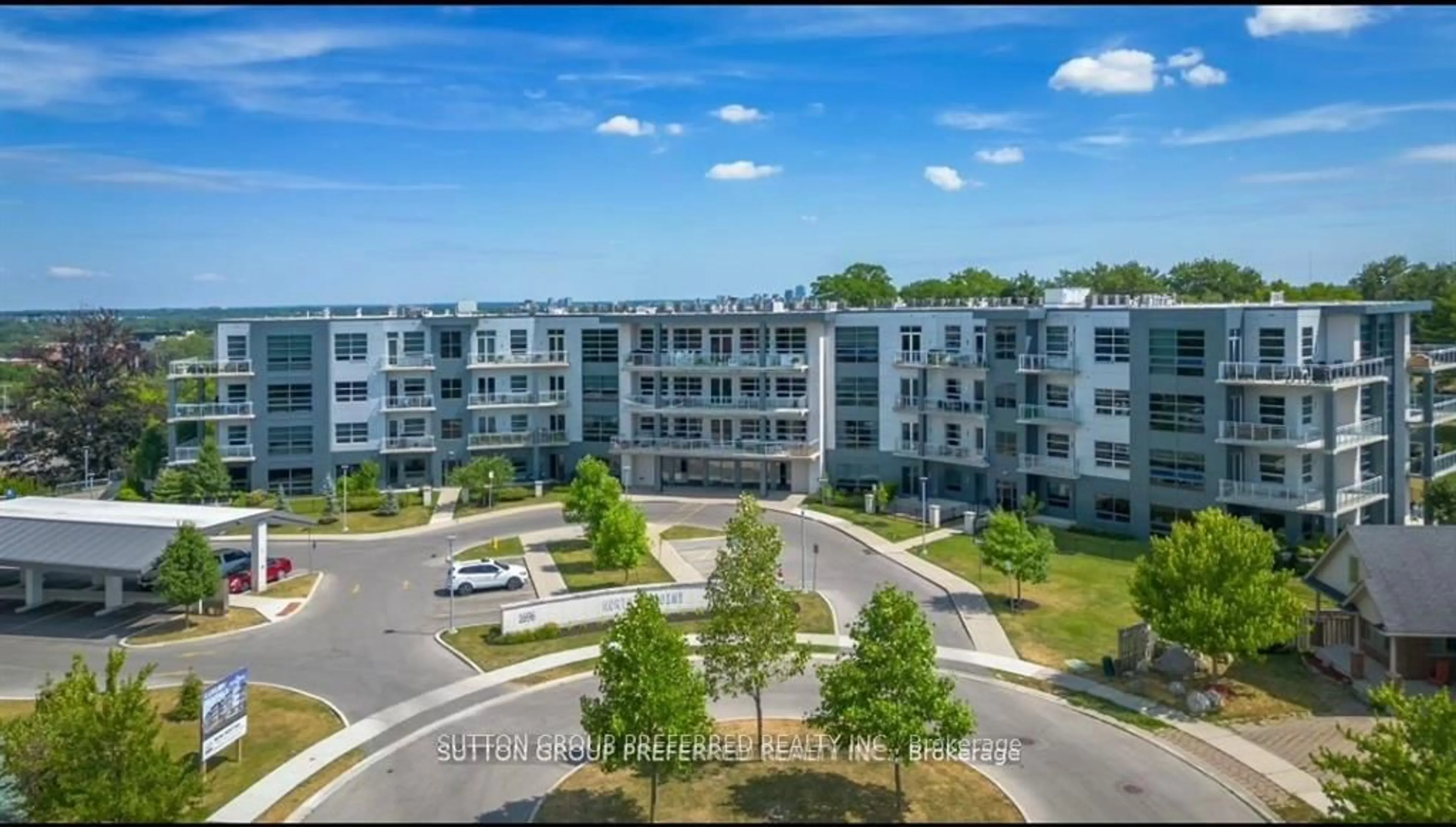 A pic from outside/outdoor area/front of a property/back of a property/a pic from drone, unknown for 1705 Fiddlehead Pl #102, London North Ontario N6G 5M6