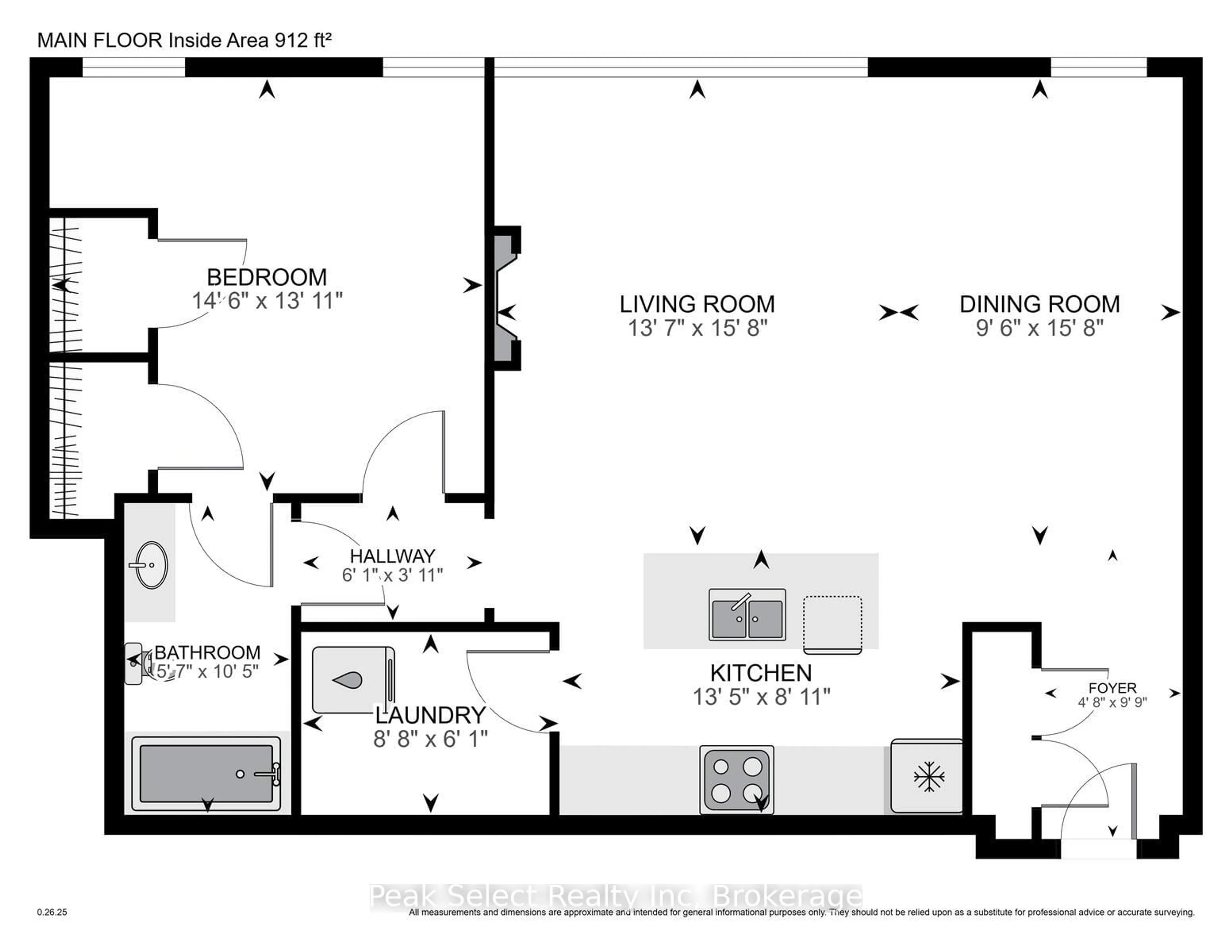 Floor plan for 189 ELIZABETH St #2F, St. Marys Ontario N4X 0B5