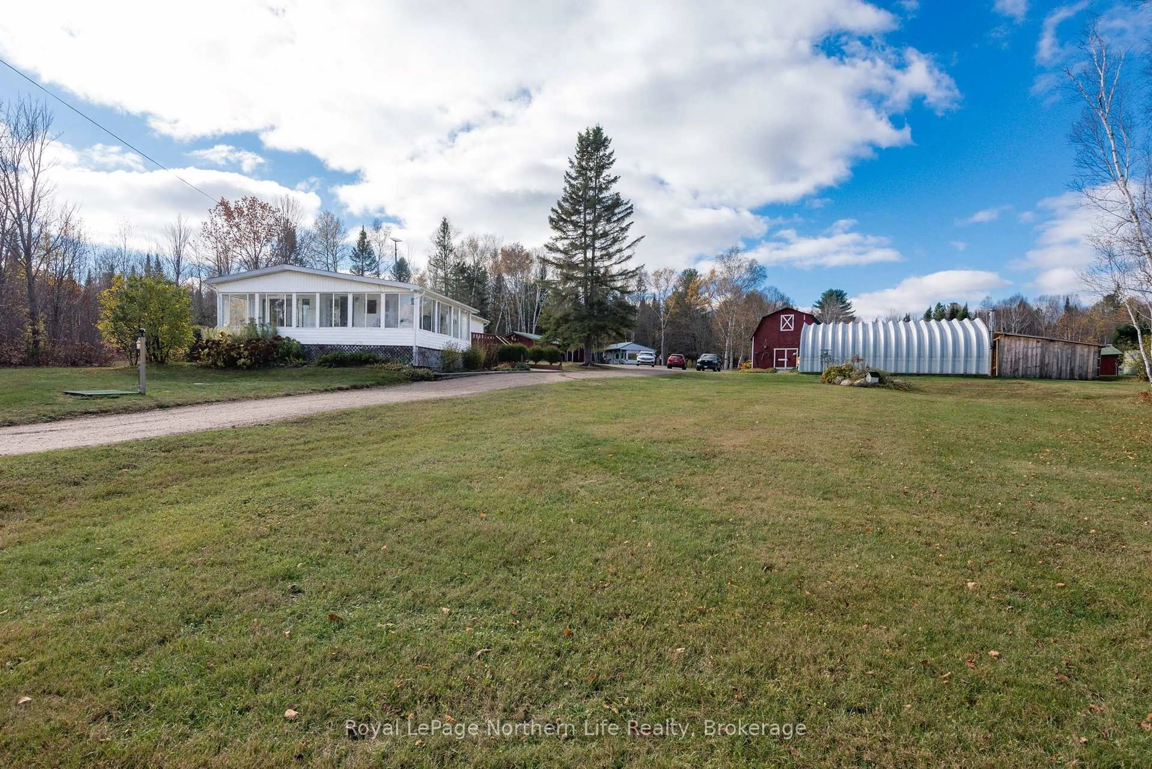 A pic from outside/outdoor area/front of a property/back of a property/a pic from drone, unknown for 630 MURPHY'S Rd, Mattawan Ontario P0H 1V0