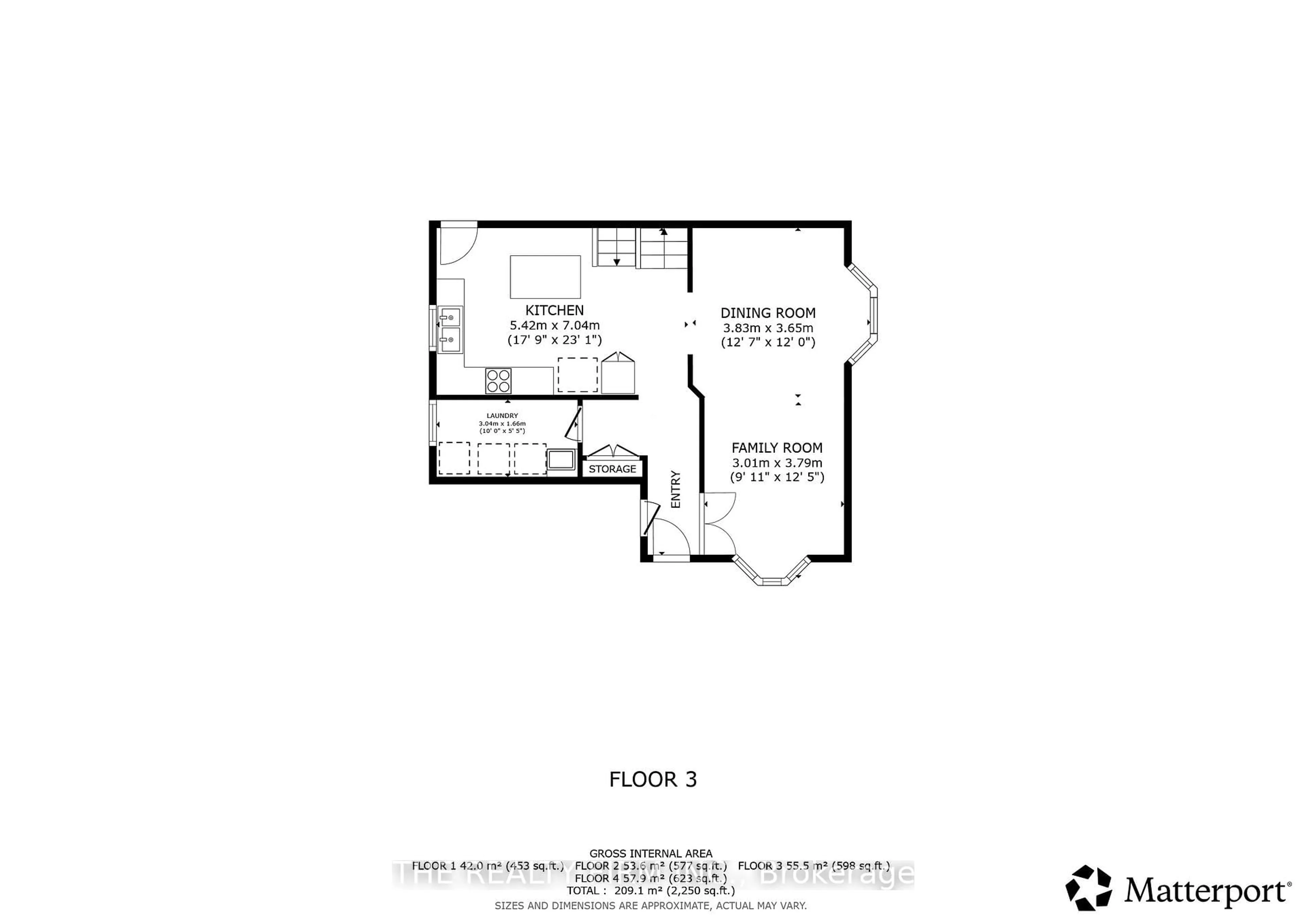 Floor plan for 276 Ferndale Ave, London South Ontario N6C 5K6