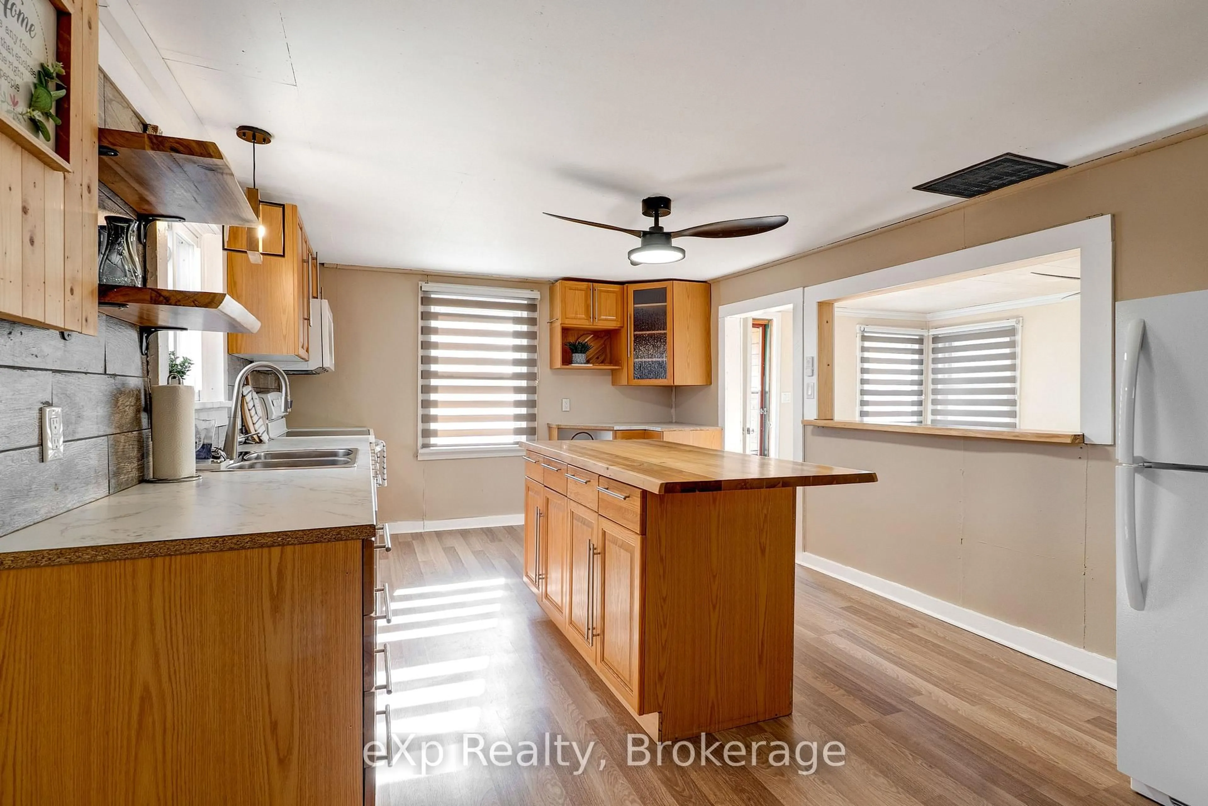 Open concept kitchen, unknown for 685 Lee Valley Rd, Sables-Spanish Rivers Ontario P0P 1P0