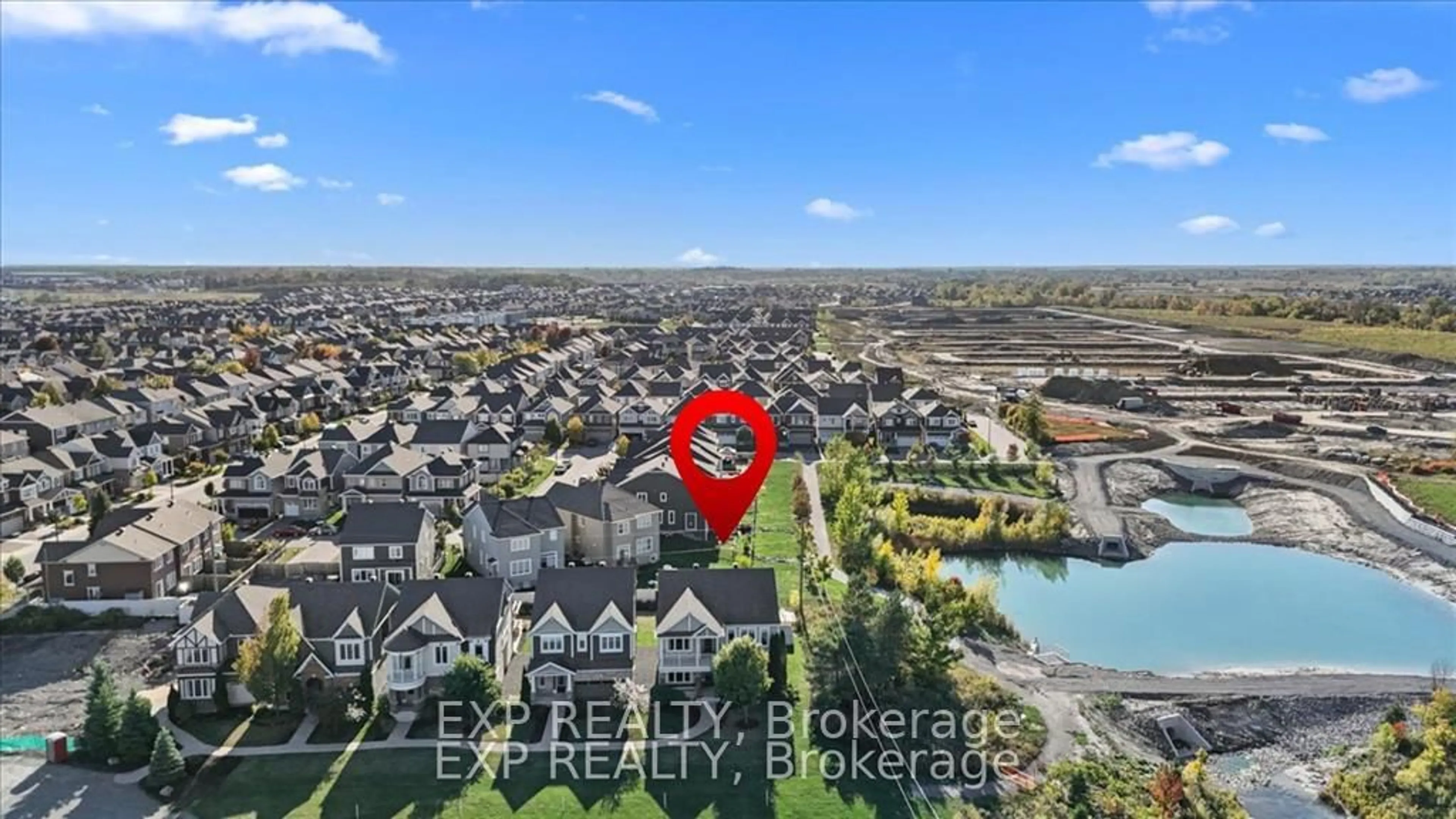 A pic from outside/outdoor area/front of a property/back of a property/a pic from drone, water/lake/river/ocean view for 2490 Half Moon Bay Rd, Ottawa Ontario K2J 4H7