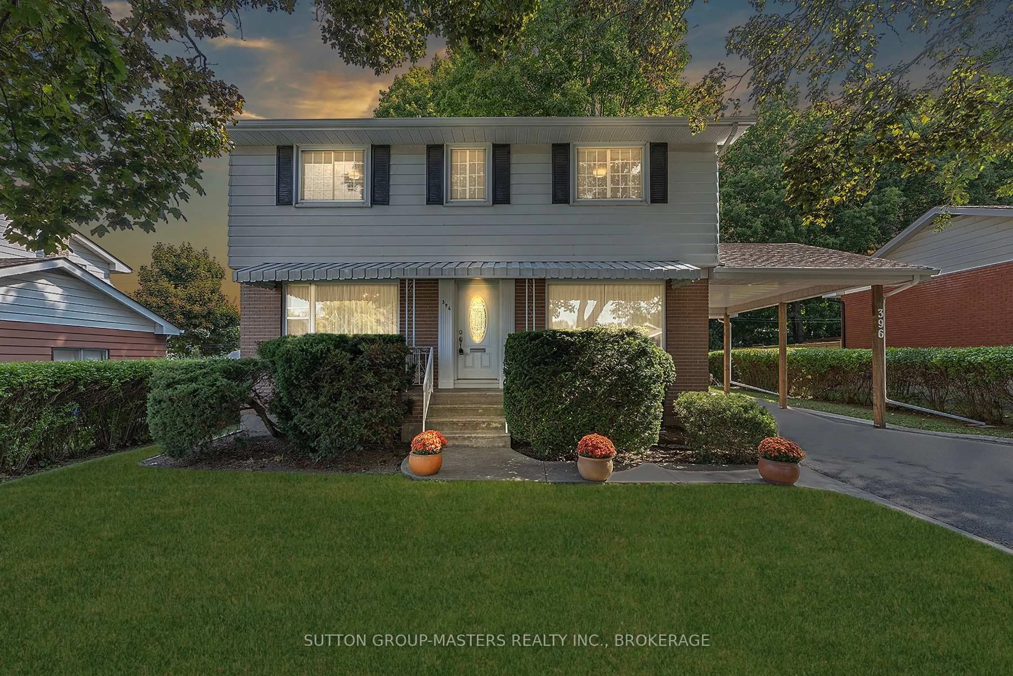 Home with vinyl exterior material, street for 396 Roosevelt Dr, Kingston Ontario K7M 4A7