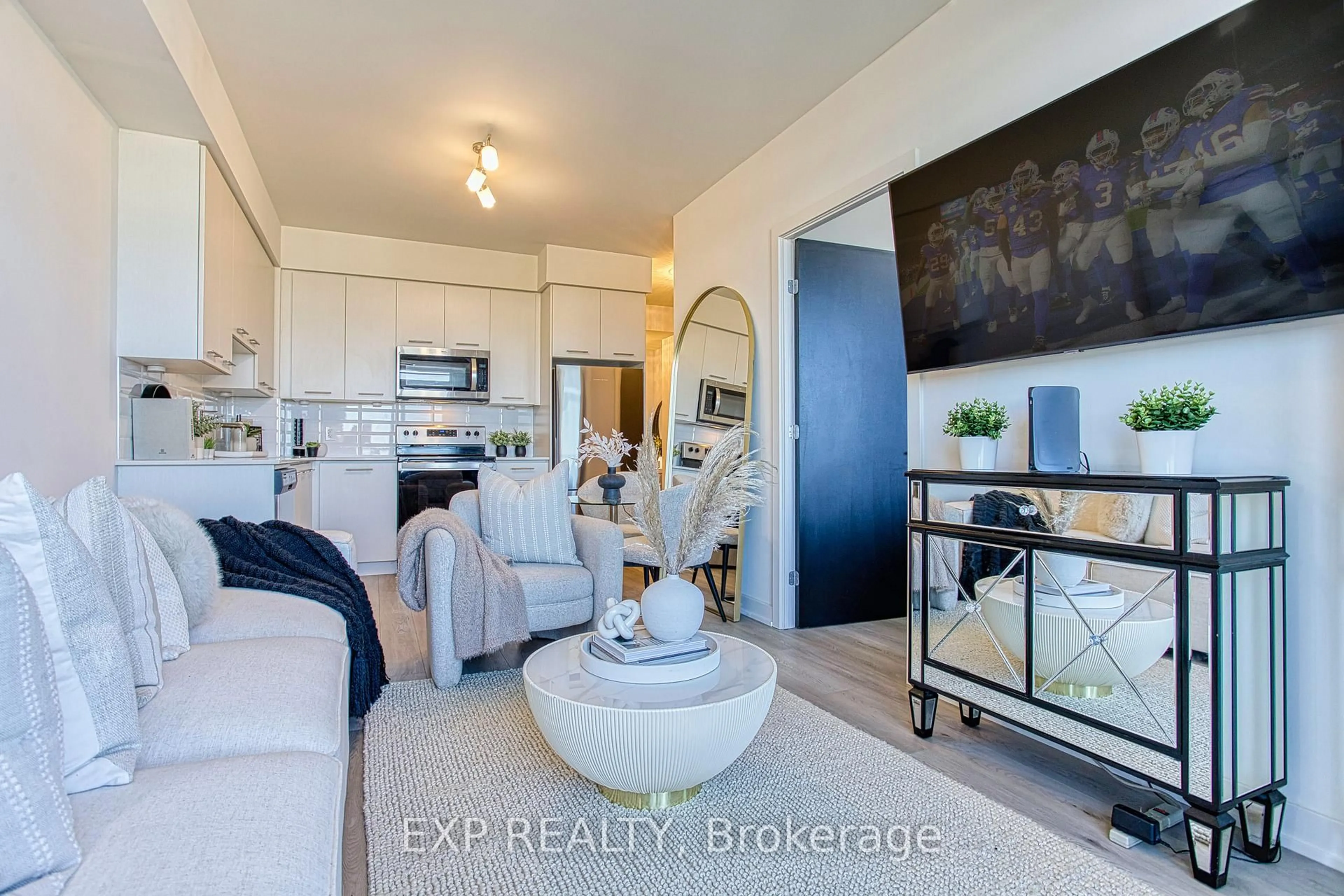 Living room with furniture, unknown for 385 Winston Rd #1204, Grimsby Ontario L3M 0J3