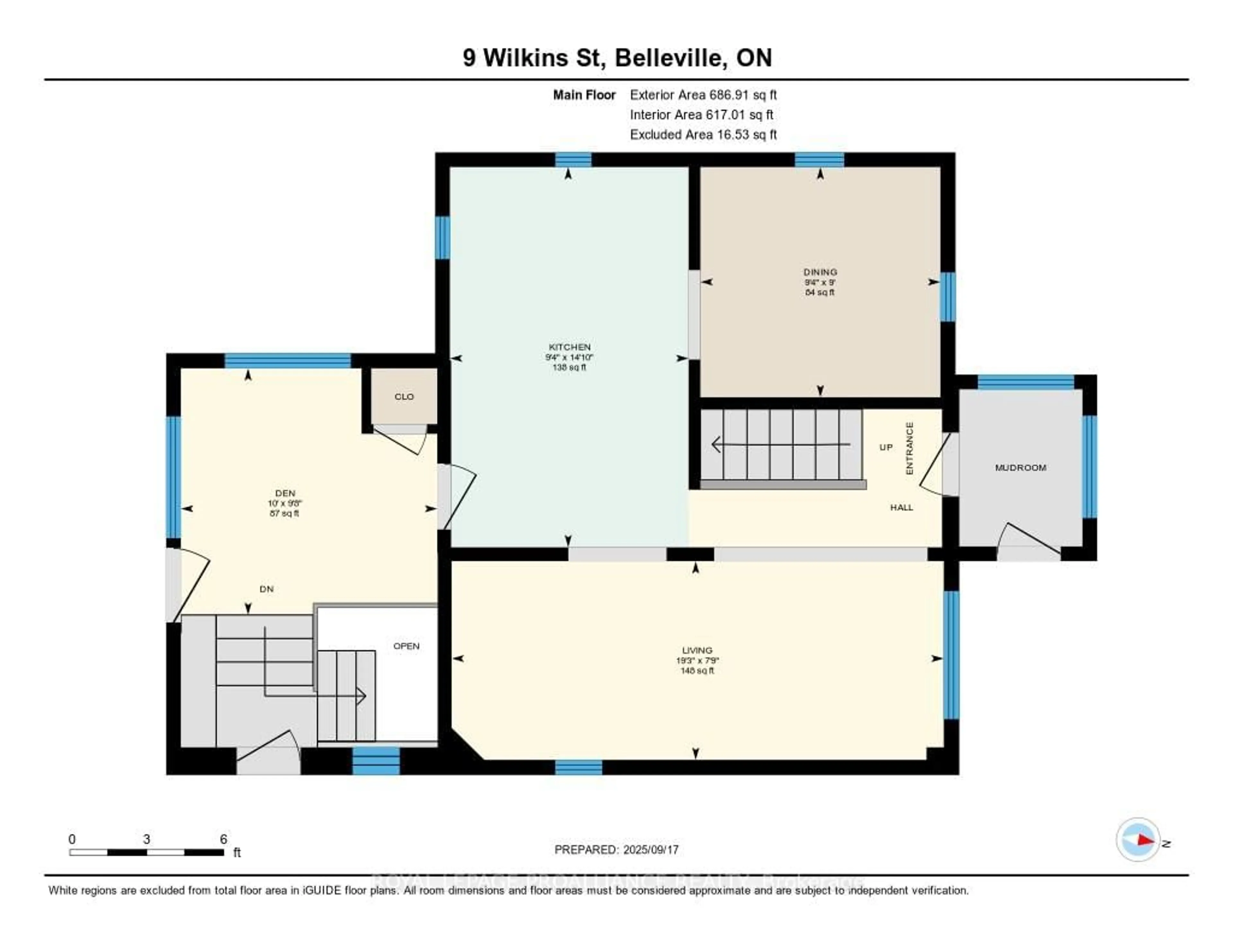 Floor plan for 9 Wilkins St, Belleville Ontario K8P 1P2
