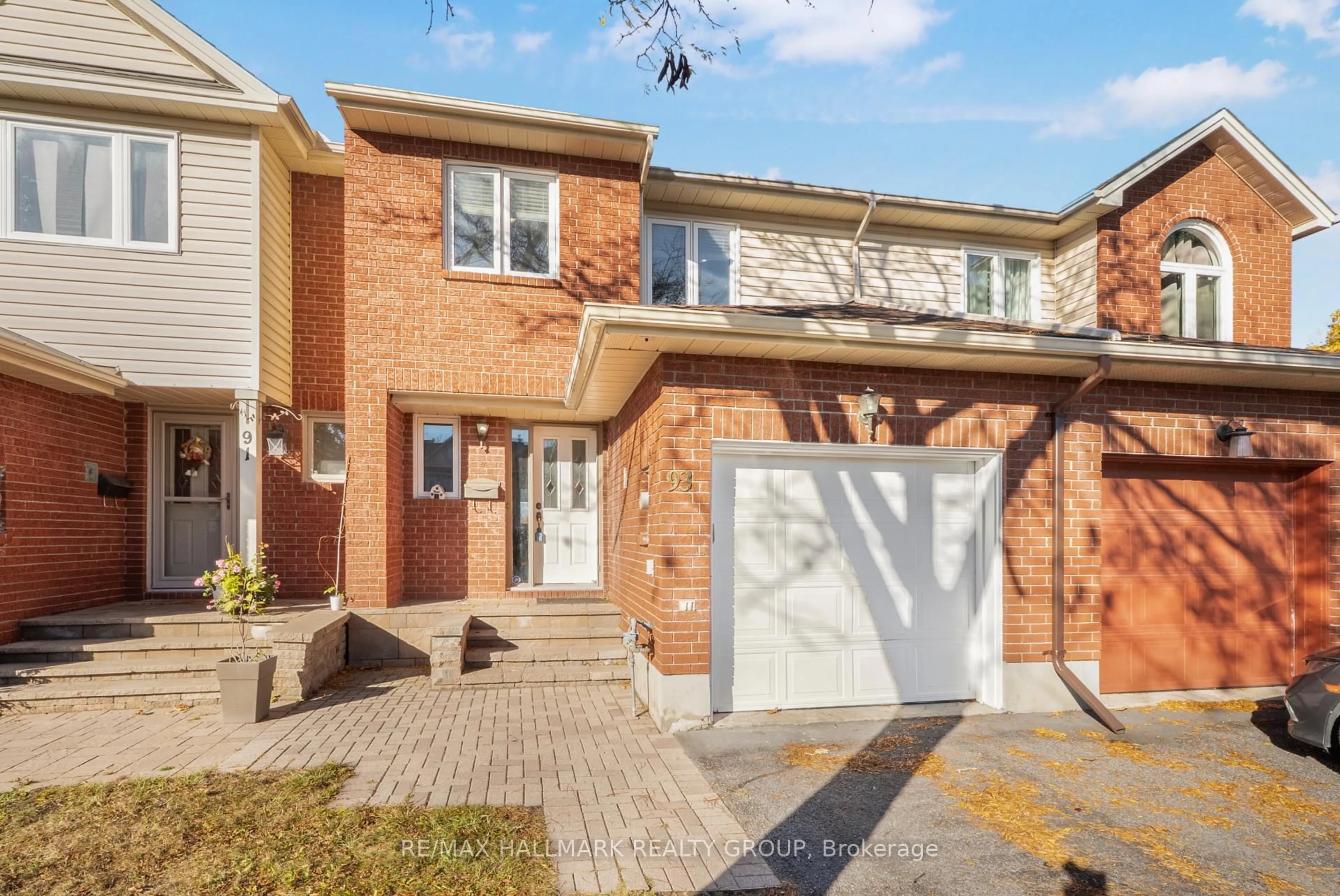 Home with brick exterior material, street for 93 Cedarock Dr, Ottawa Ontario K2M 2H5