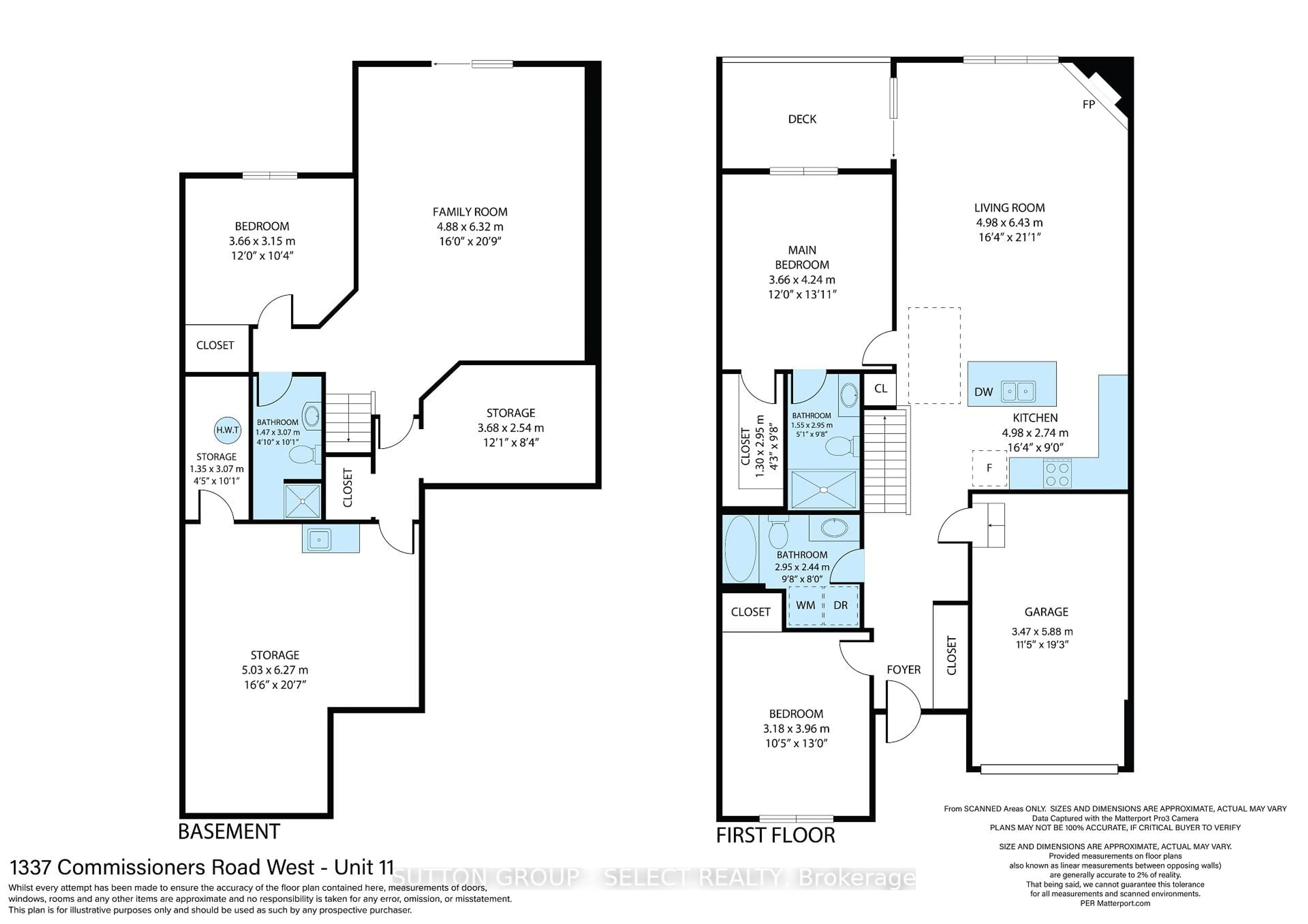 Floor plan for 1337 Commissioners Rd #11, London South Ontario N6K 4V2