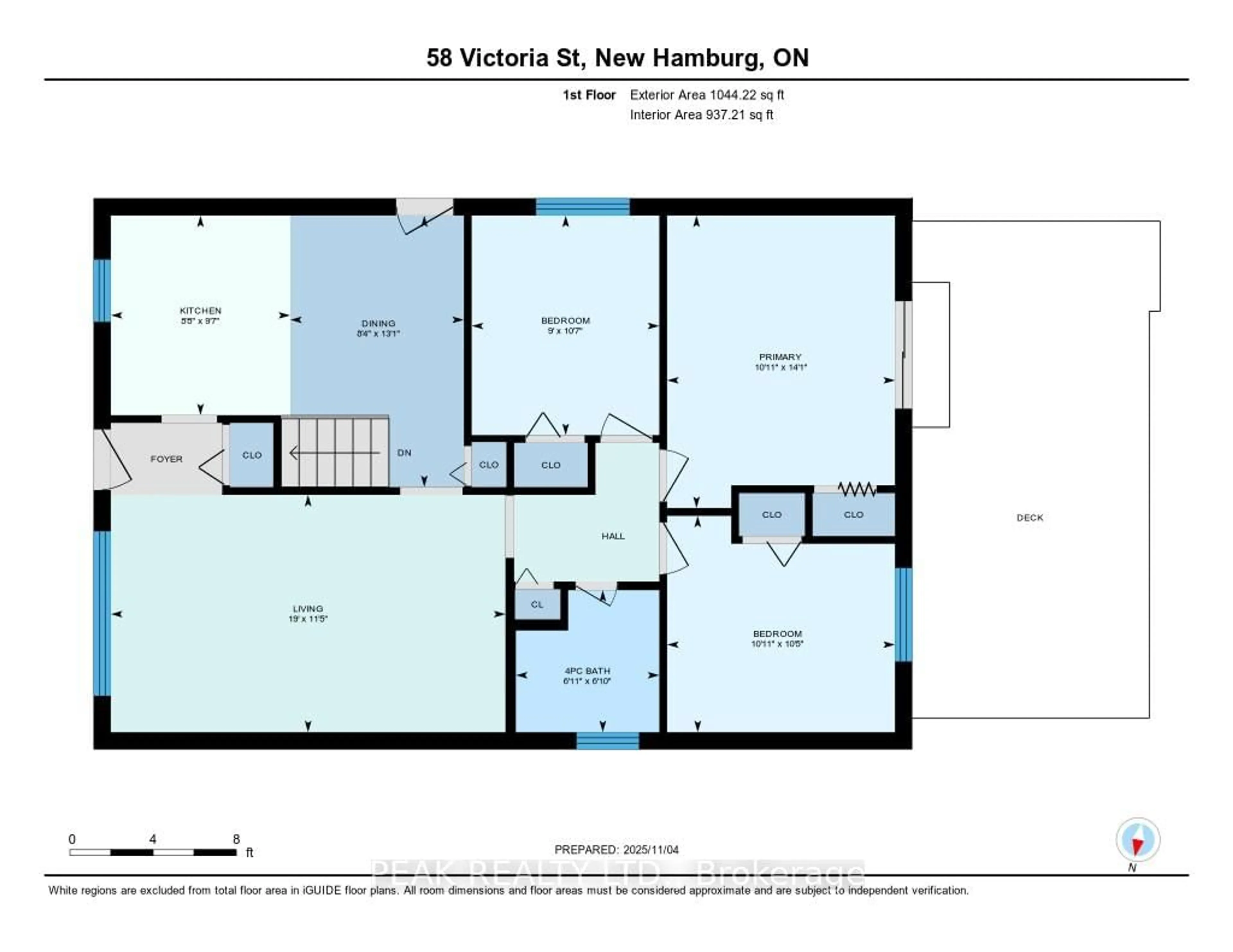 Floor plan for 58 Victoria St, Wilmot Ontario N3A 1V7