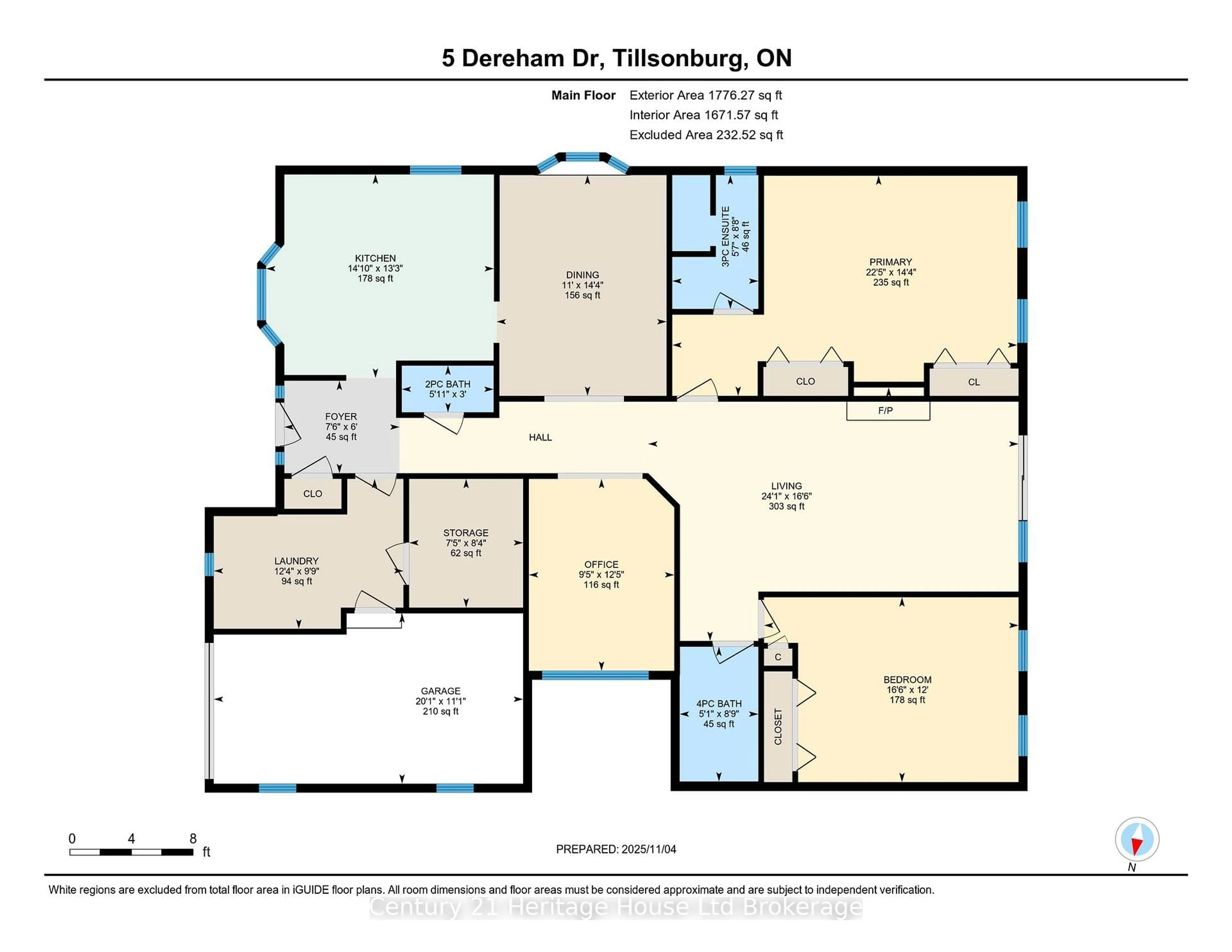 Floor plan for 5 Dereham Dr, Tillsonburg Ontario N4G 5L8