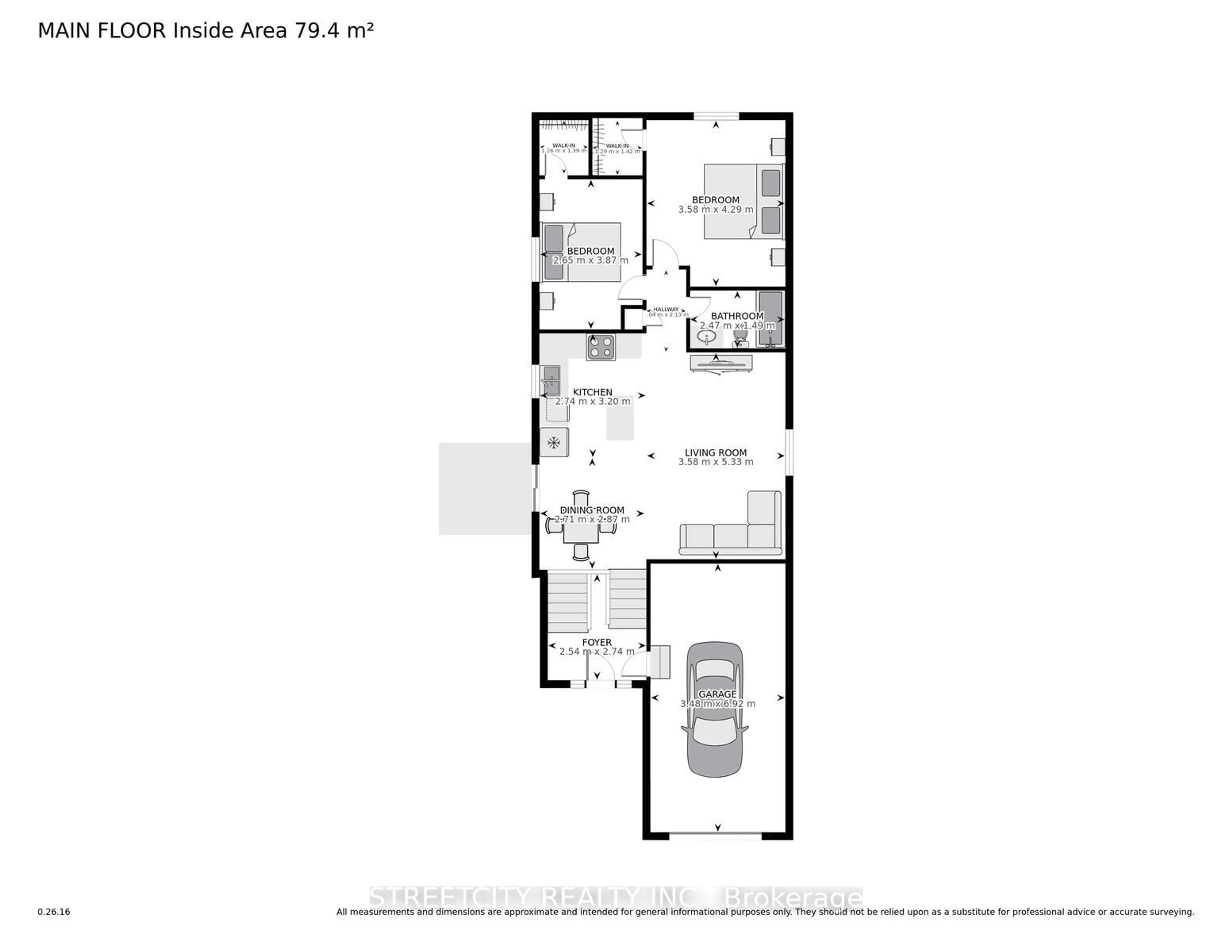 Floor plan for 1036 Marigold St, London North Ontario N5X 4N9