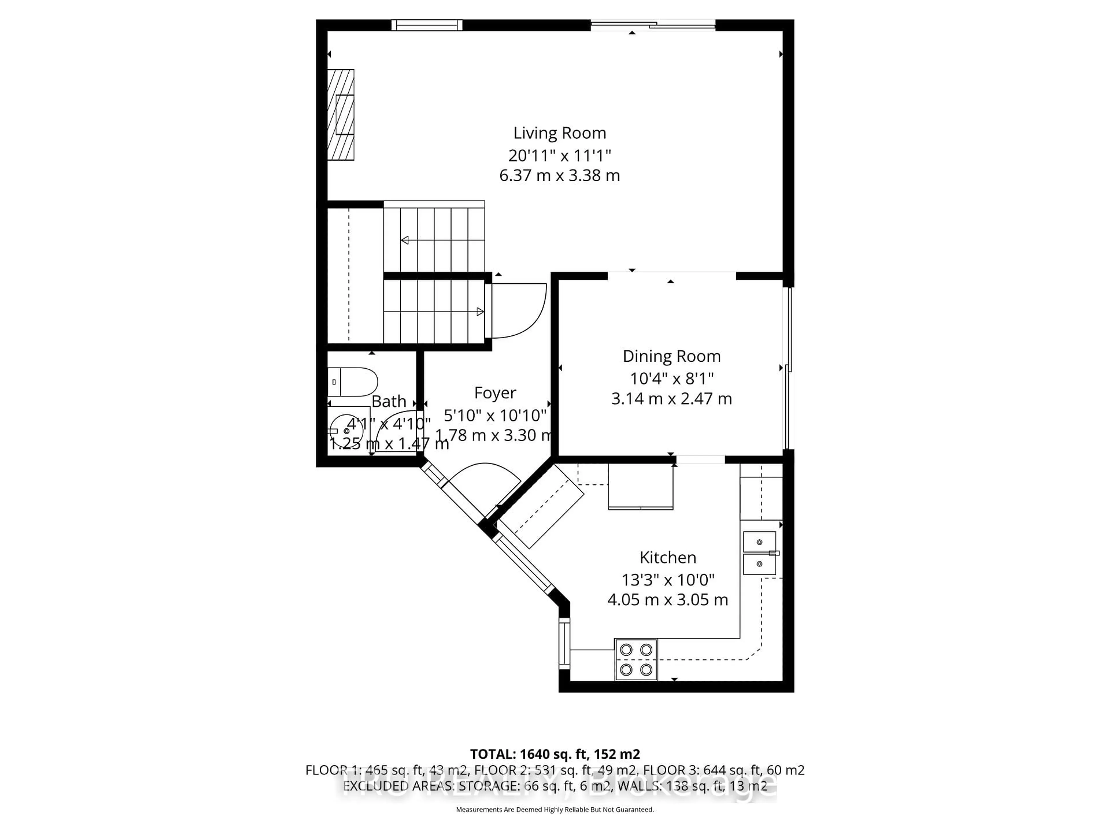 Floor plan for 24 Compata Way #37, Gloucester Ontario K1B 4W9