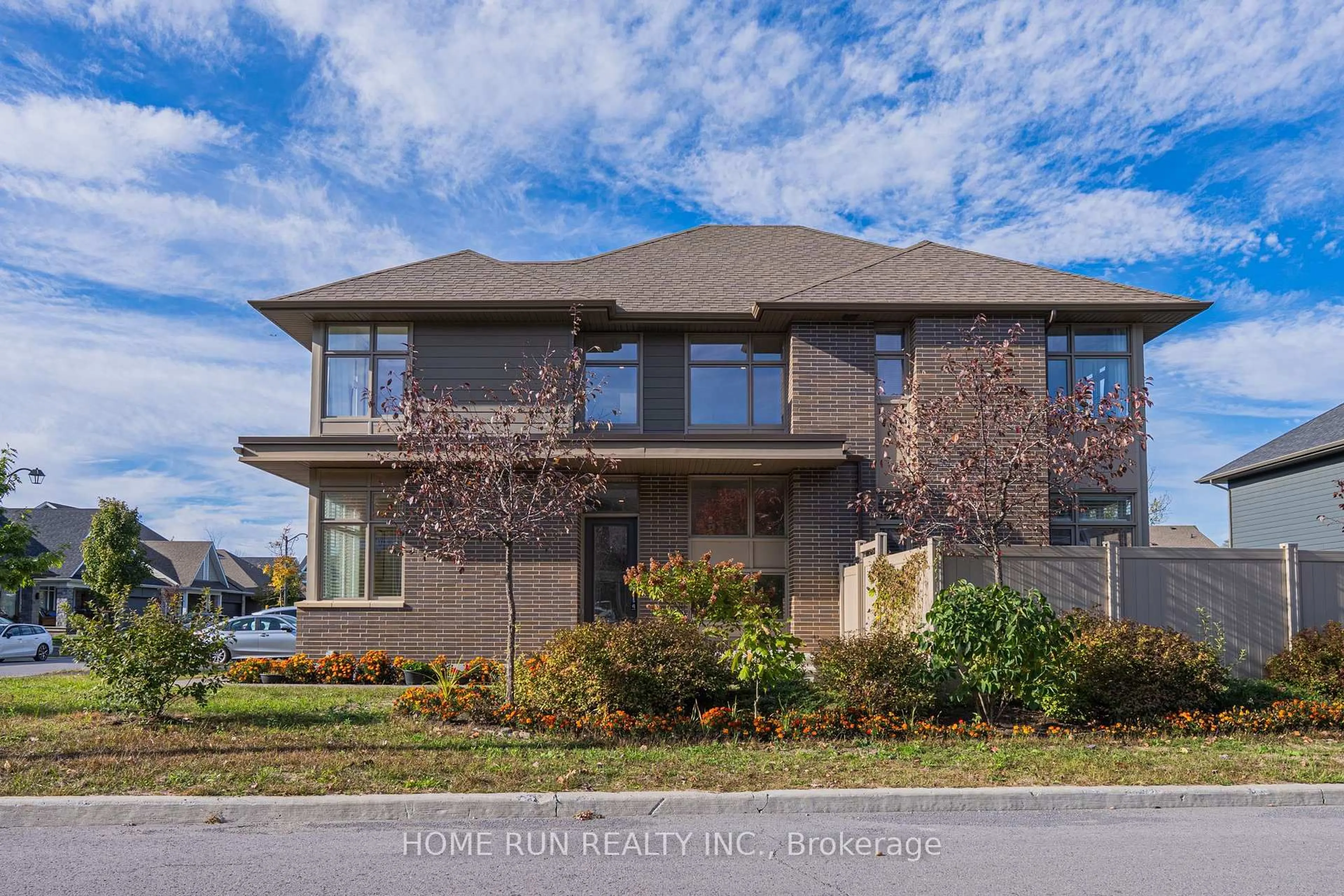 Home with brick exterior material, street for 100 Lochhouse Walk, Ottawa Ontario K2J 6A4