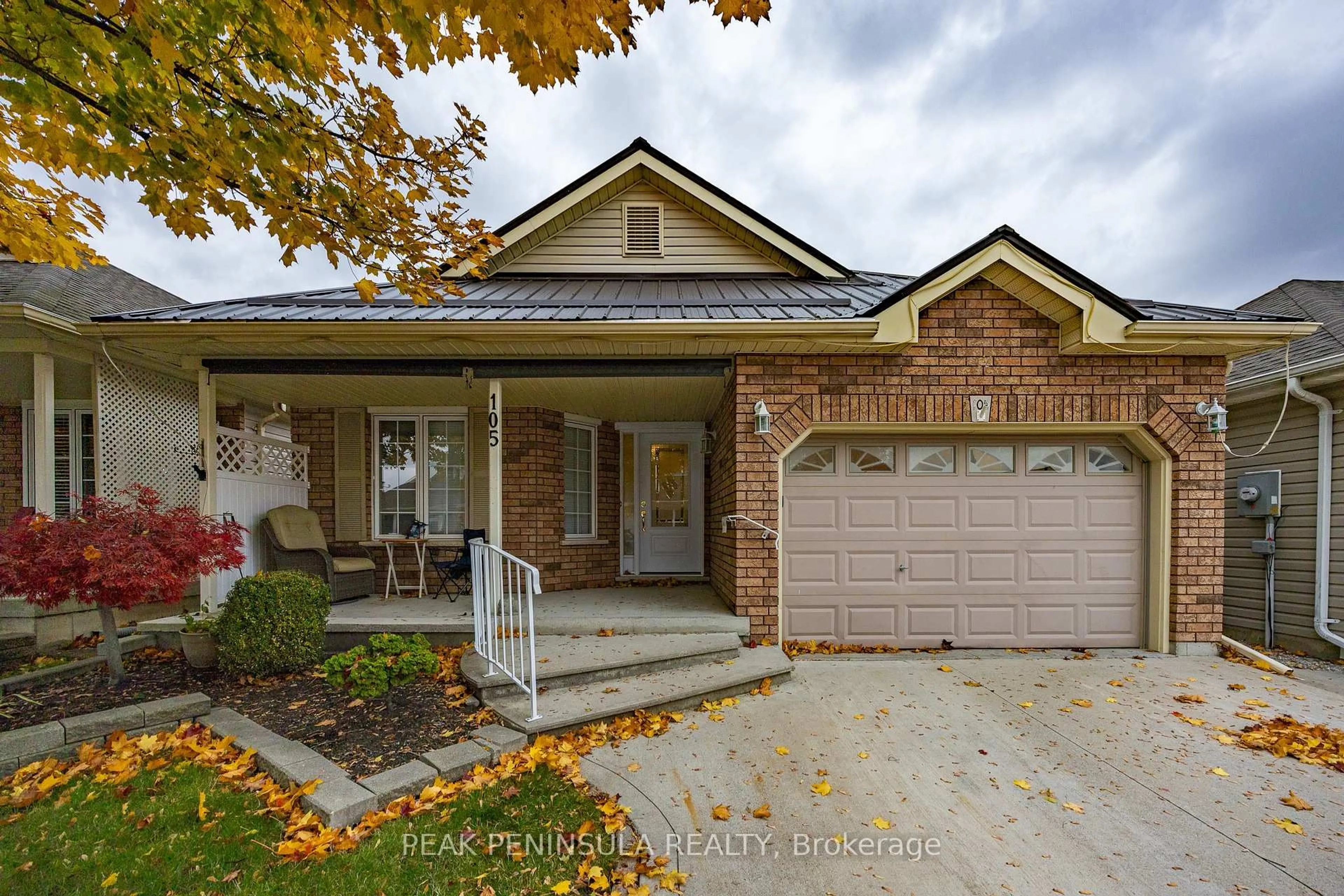 Home with brick exterior material, street for 105 Balsam Tr, Norfolk Ontario N0E 1M0