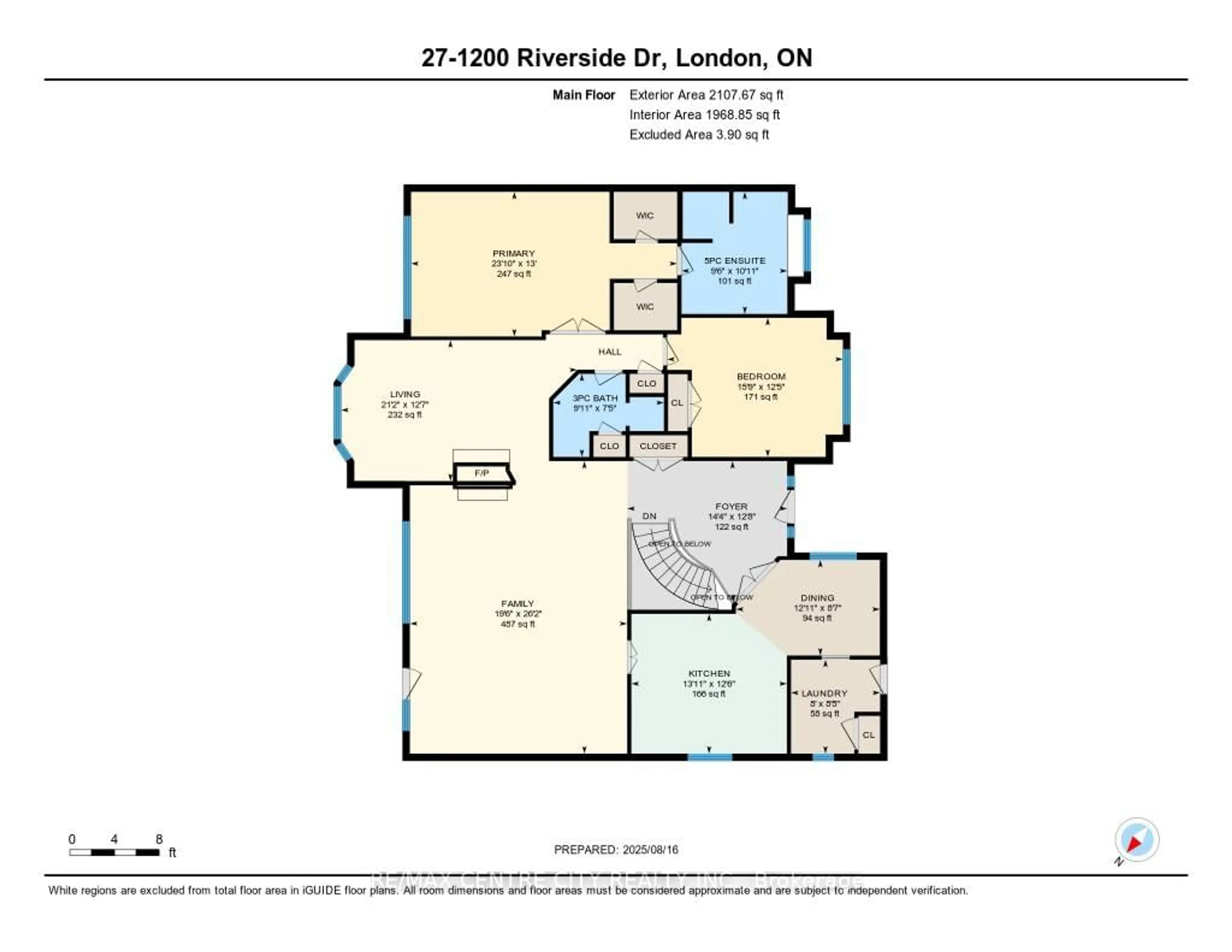 Floor plan for 1200 Riverside Dr #27, London North Ontario N6H 5C6