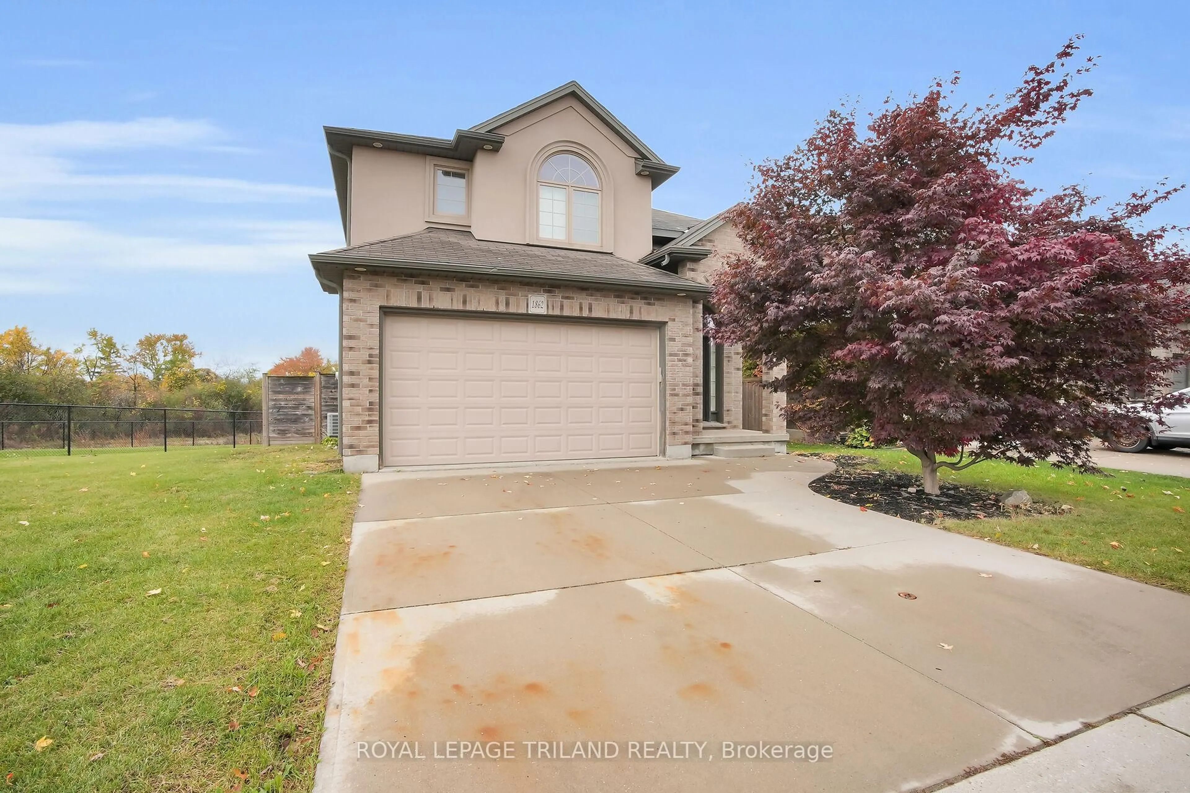 Home with brick exterior material, street for 1862 Cherrywood Tr, London North Ontario N6H 0E1