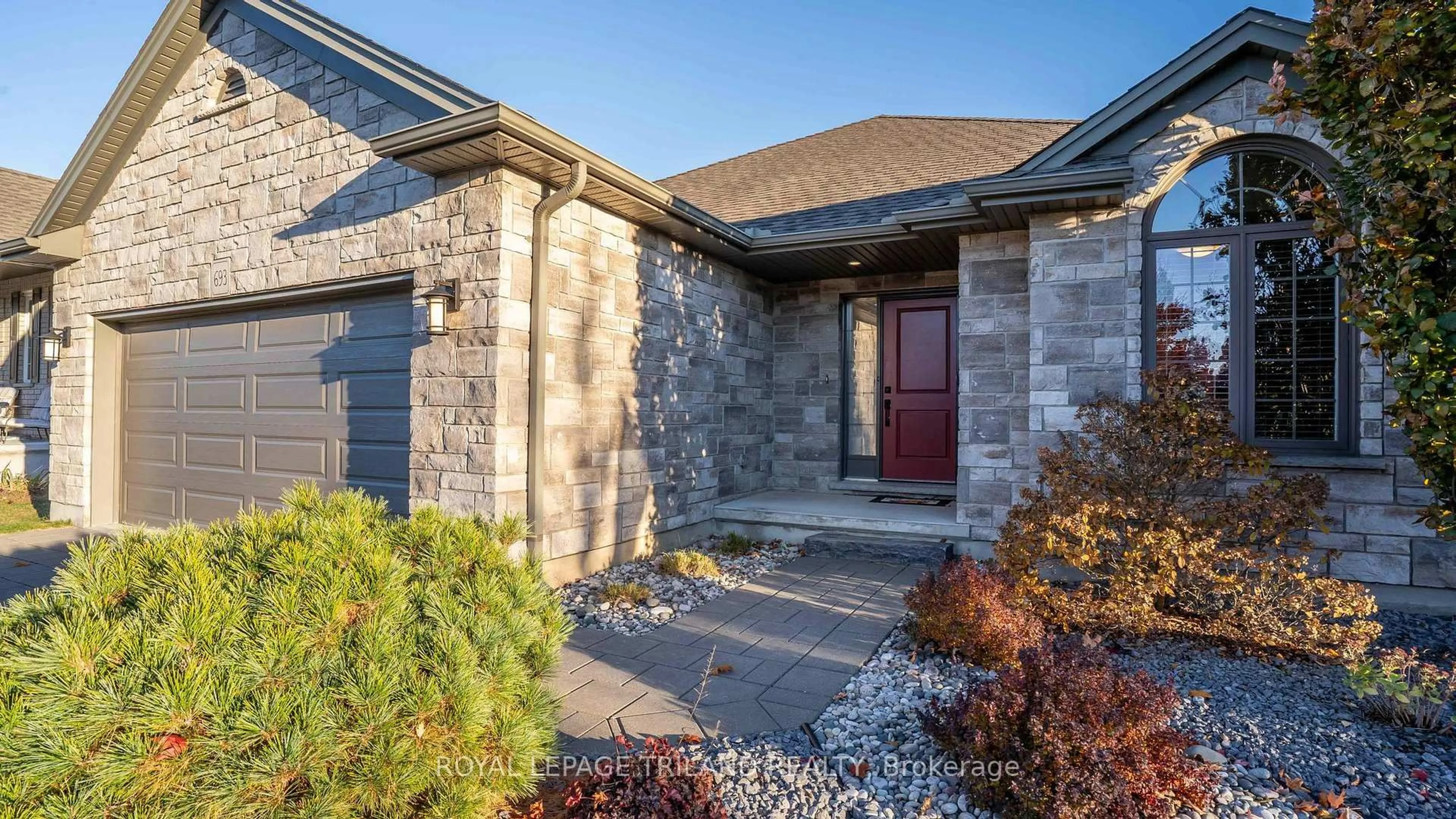 Home with brick exterior material, street for 693 Newman Dr, Strathroy-Caradoc Ontario N0L 1W0