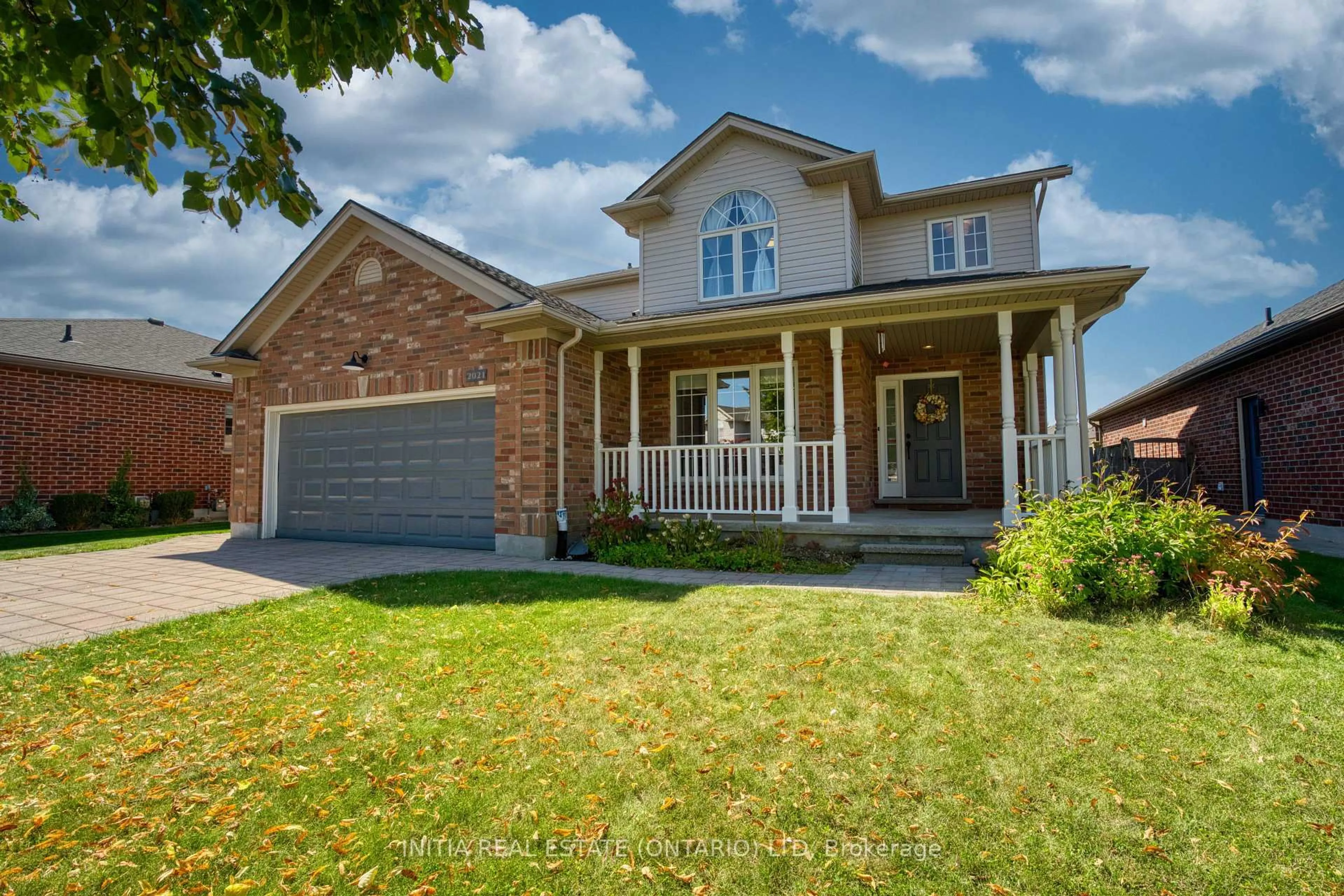 Home with brick exterior material, street for 2021 Lumb Crt, London North Ontario N6G 5J4