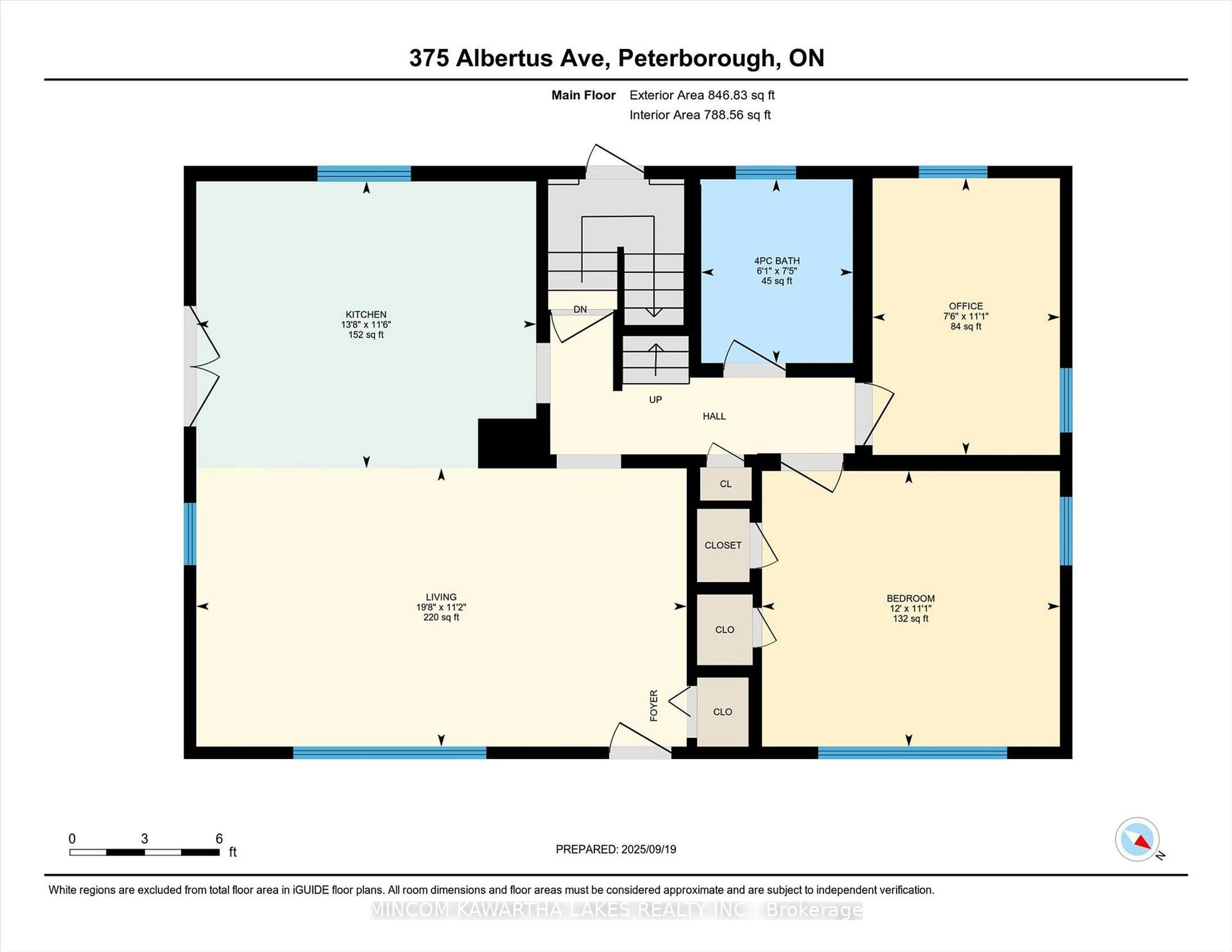 Floor plan for 375 Albertus Ave, Peterborough Ontario K9J 5Z7